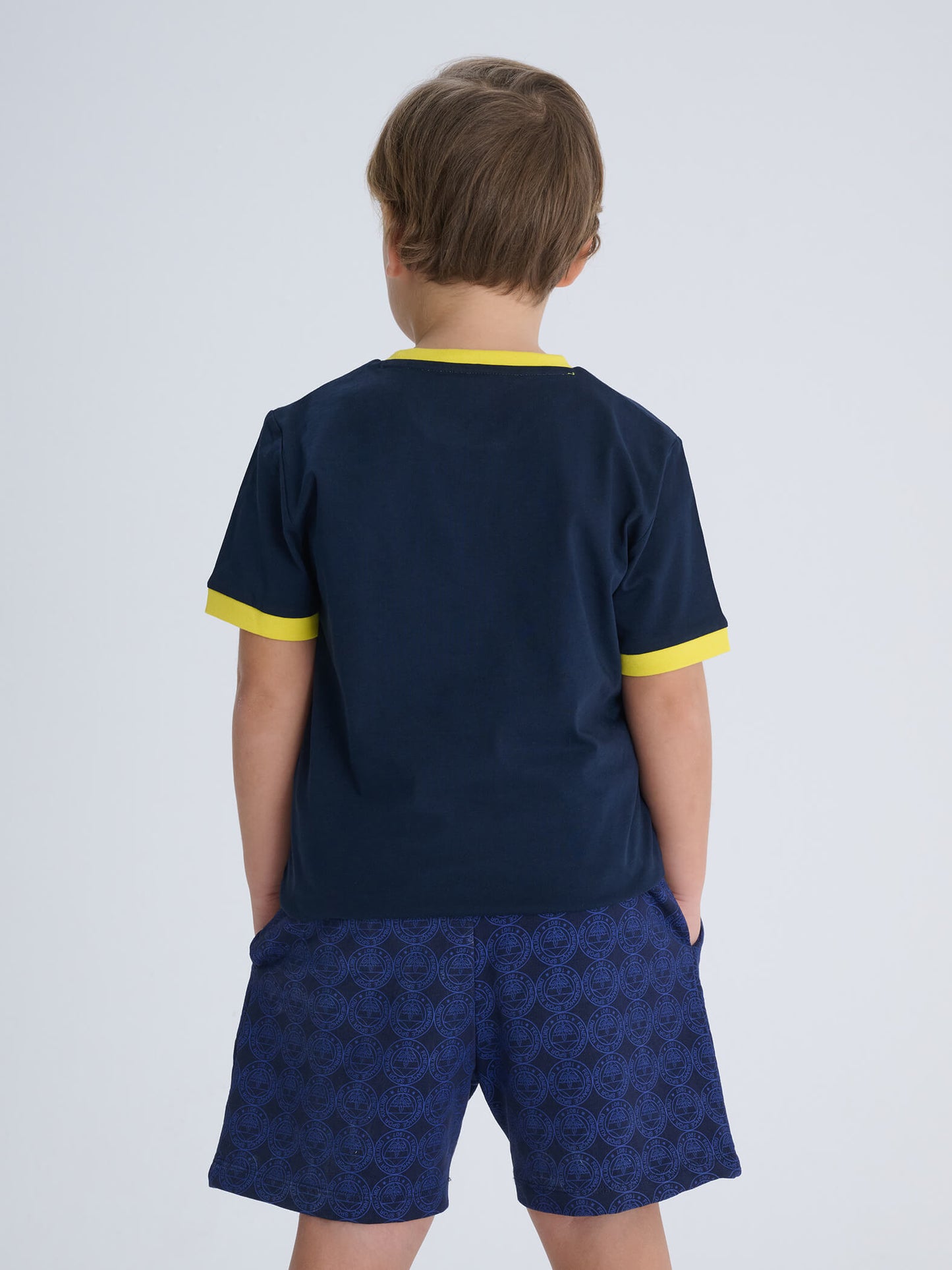 Fenerbahçe Lacivert Logolu Tribün Çocuk Tshirt