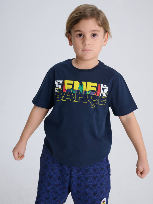 Fenerbahçe Lacivert Tribün Çocuk Tshirt