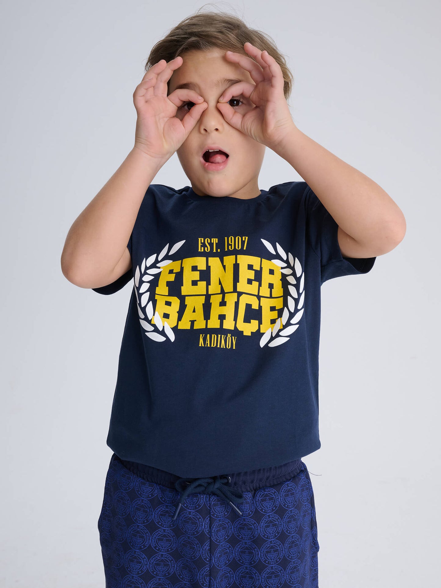 Fenerbahçe Lacivert Est 1907 Kolej Çocuk Tshirt
