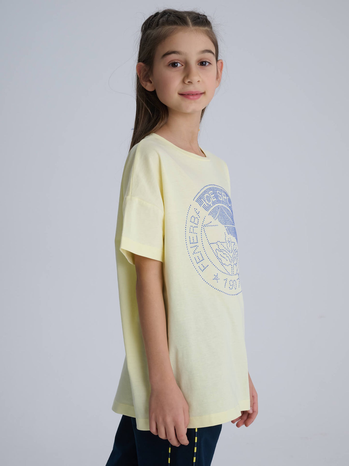 Fenerbahçe Sarı Logolu Trend Çocuk Tshirt