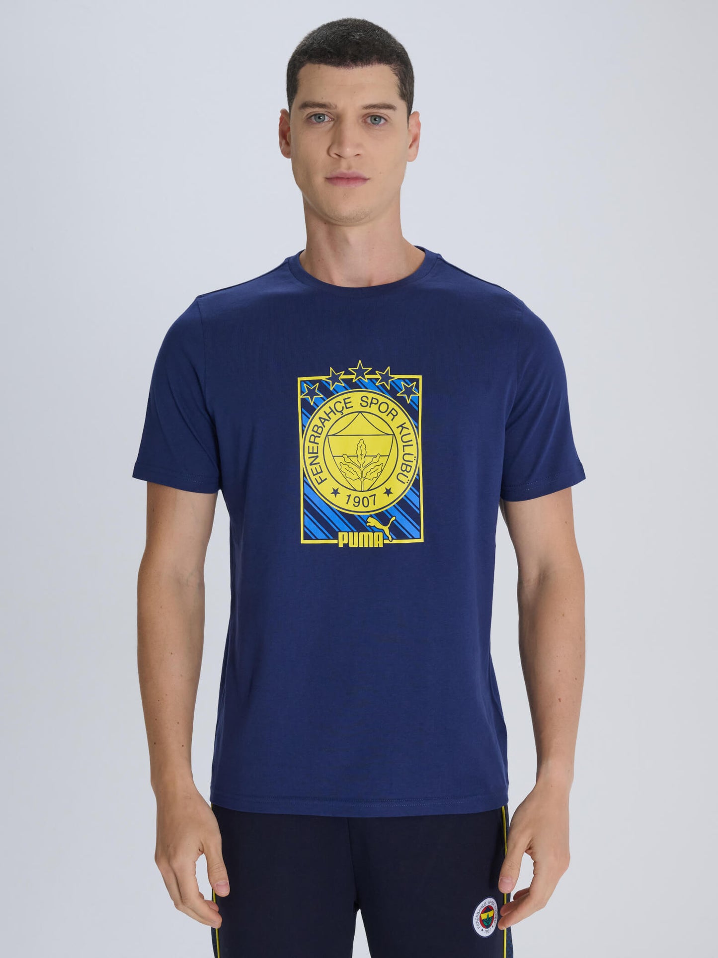 Fenerbahçe Puma Lacivert Logo Tshirt