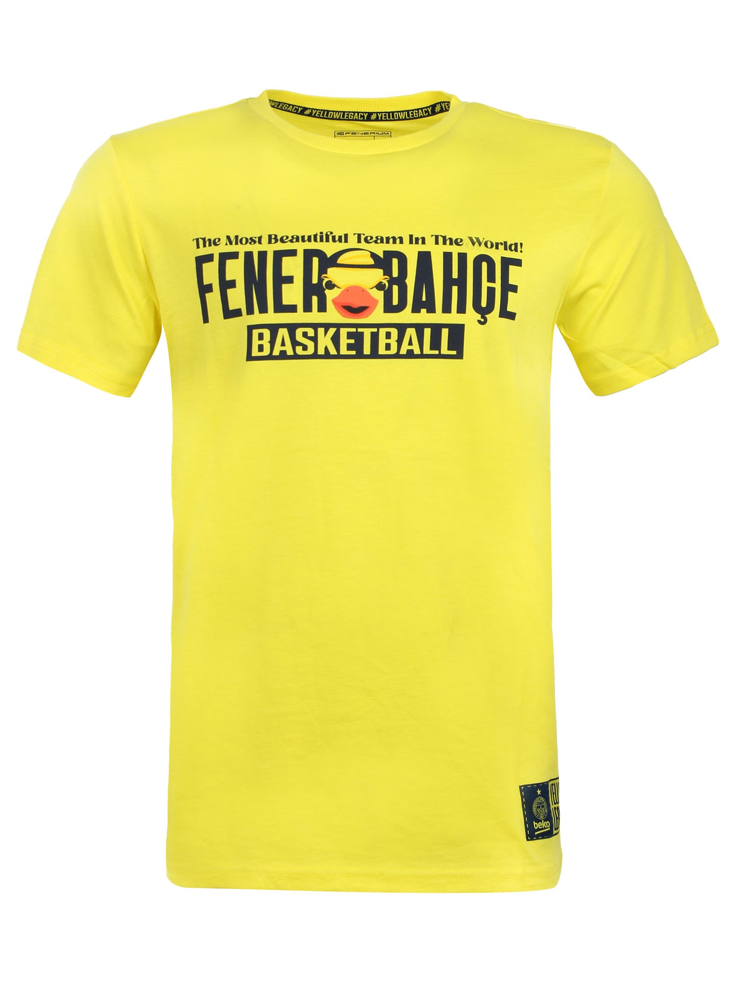 Fenerbahçe Sarı 24/25 Basketbol Yellow Tshirt
