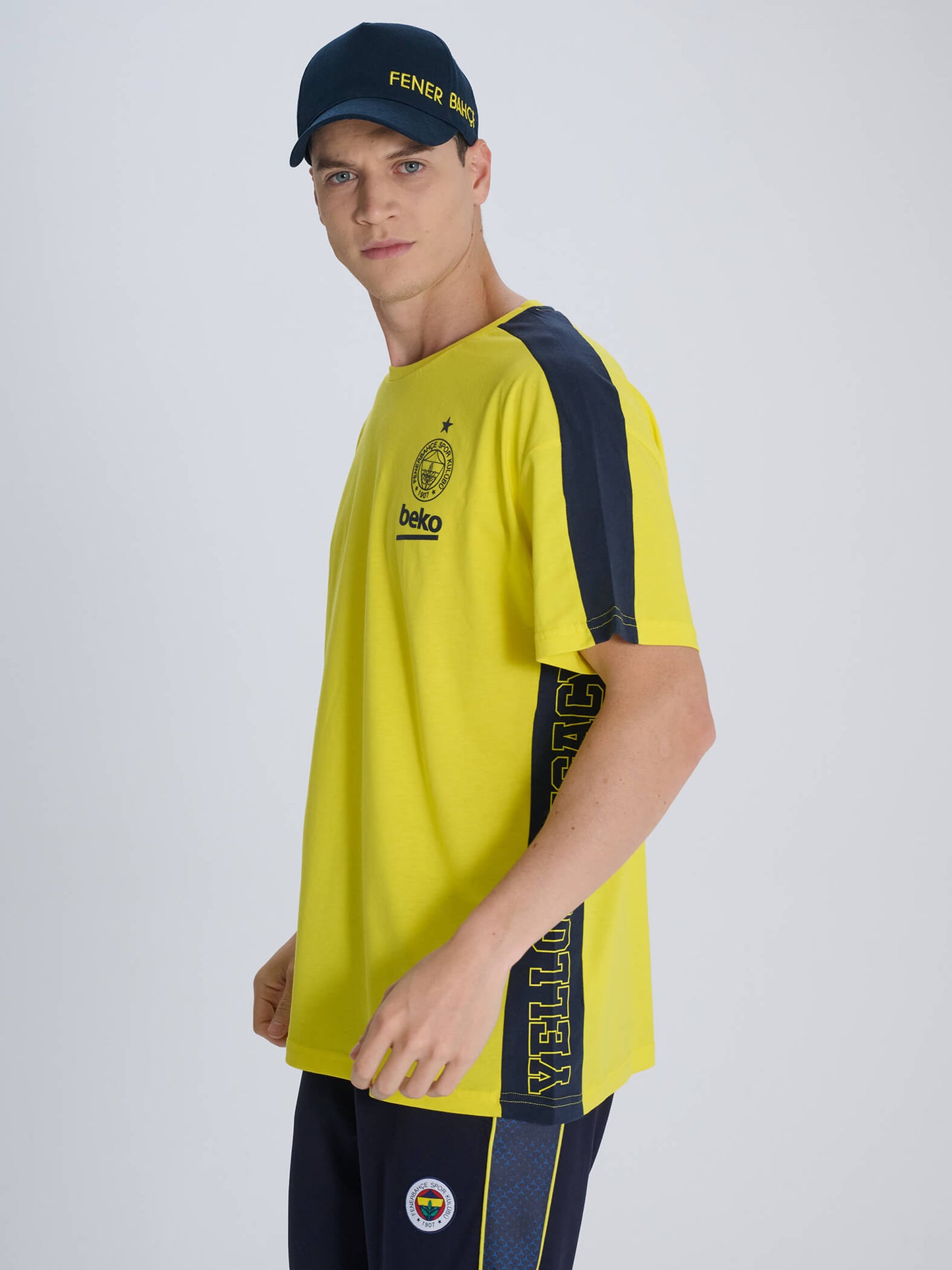 Fenerbahçe Sarı 24/25 Basketbol Oversize Tshirt