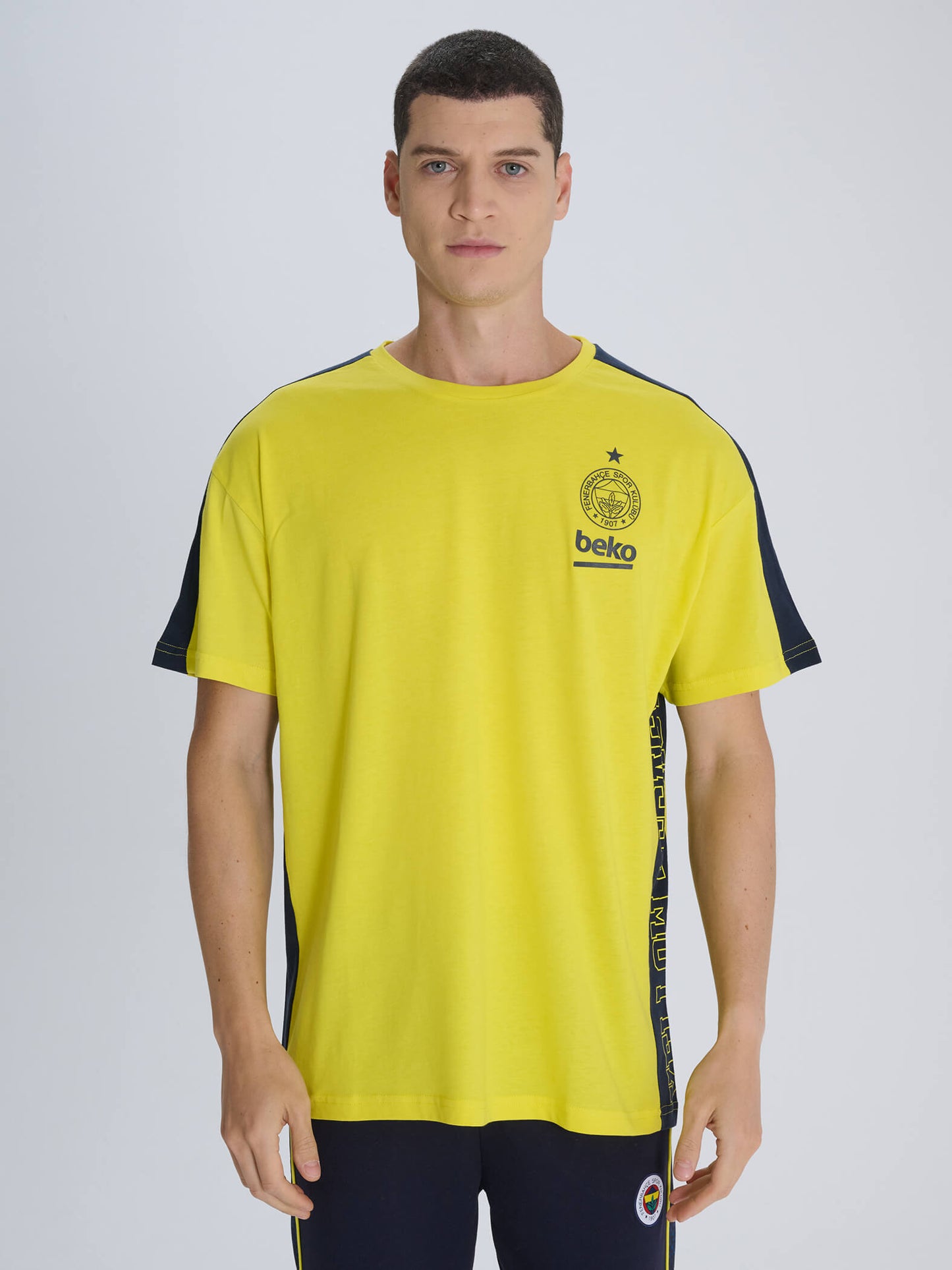 Fenerbahçe Sarı 24/25 Basketbol Oversize Tshirt