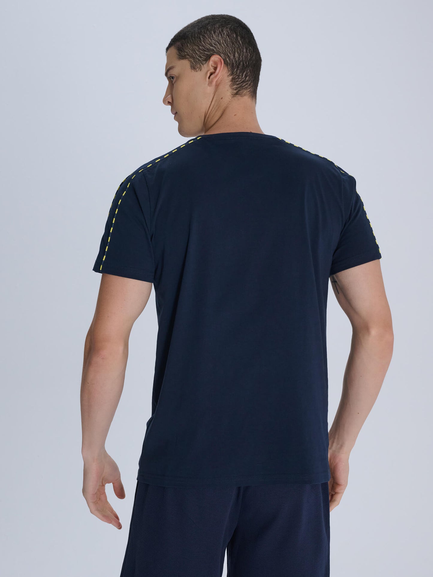 Fenerbahçe Lacivert Tribün Erkek Basic Tshirt