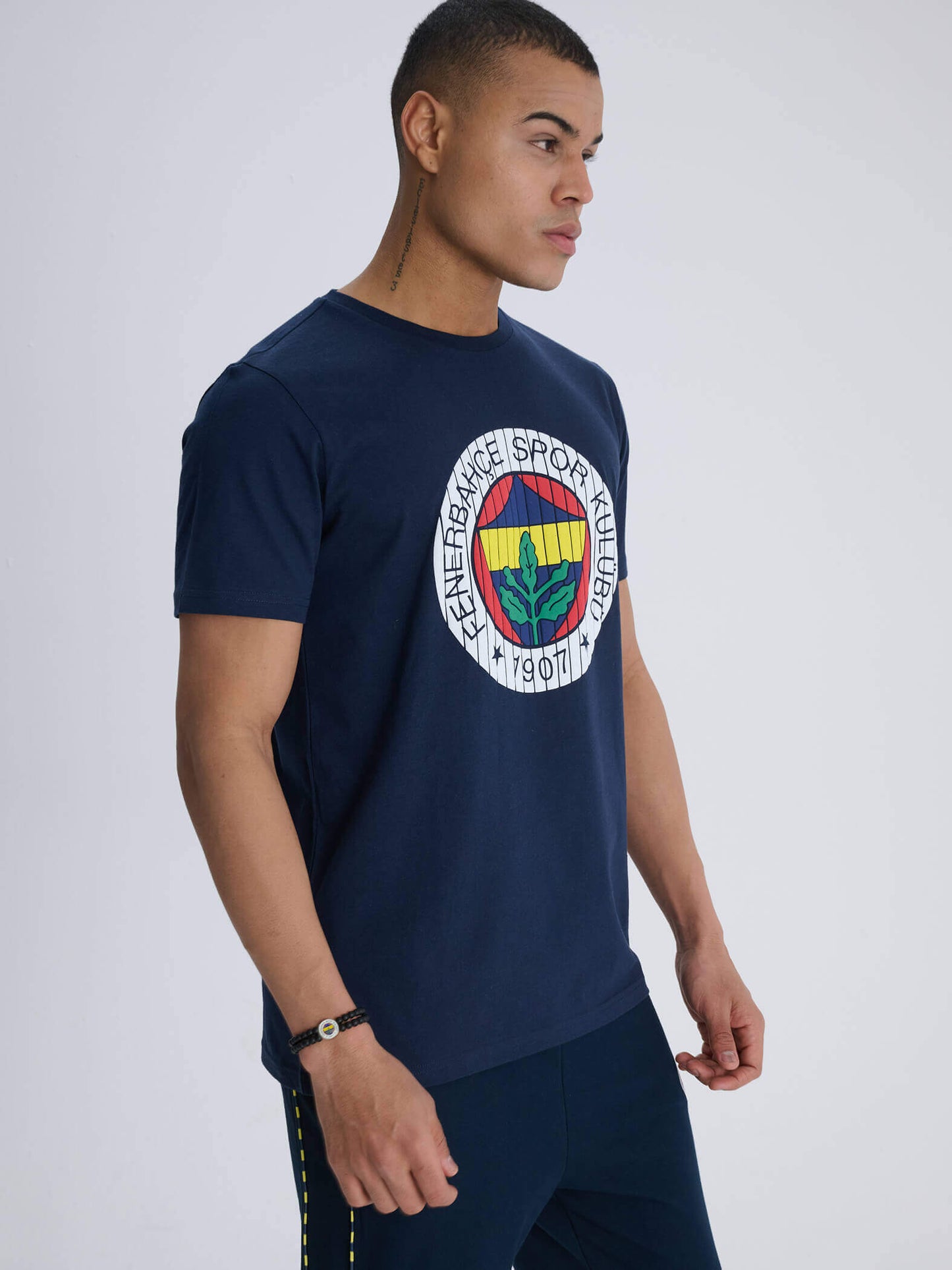 Fenerbahçe 6 Renk Logolu Tribün Erkek Tshirt