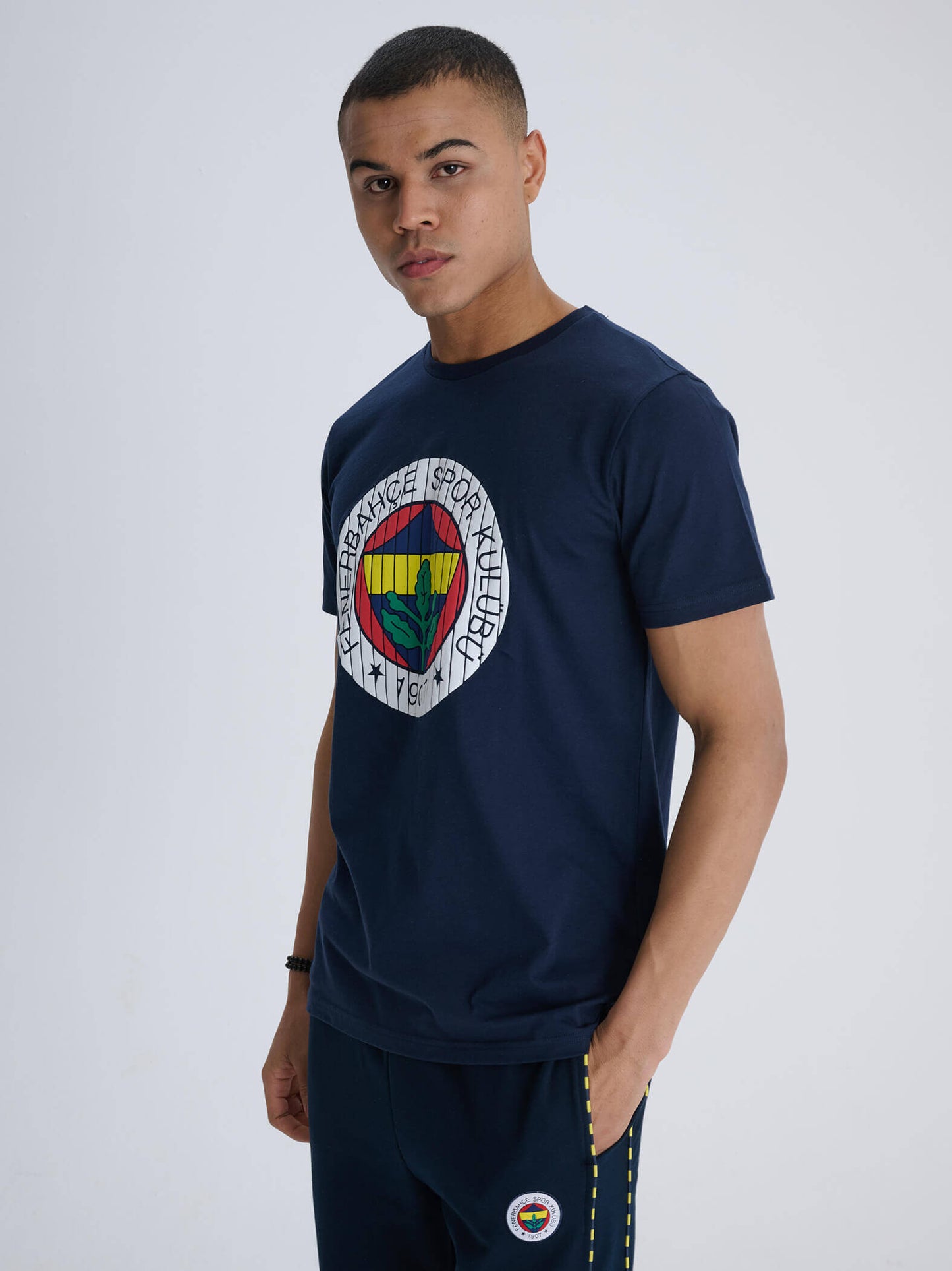 Fenerbahçe 6 Renk Logolu Tribün Erkek Tshirt