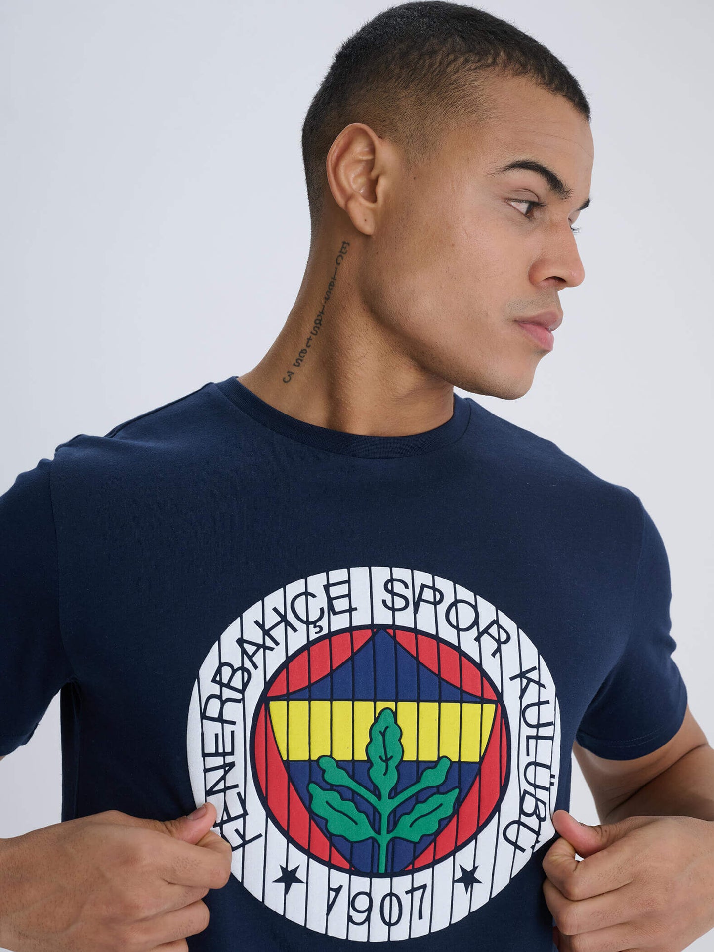 Fenerbahçe 6 Renk Logolu Tribün Erkek Tshirt