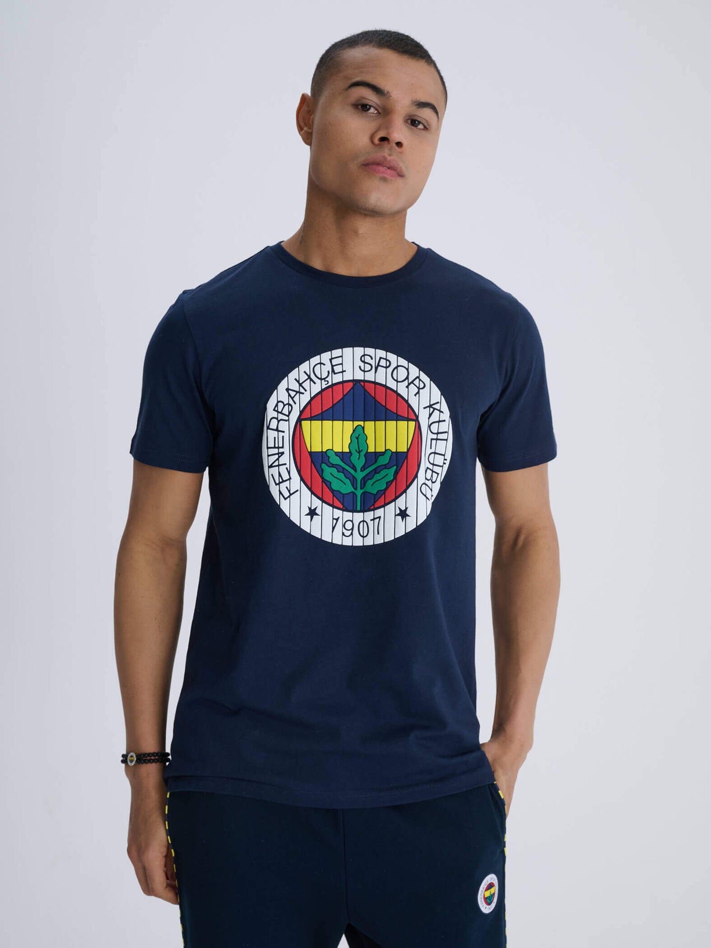 Fenerbahçe 6 Renk Logolu Tribün Erkek Tshirt