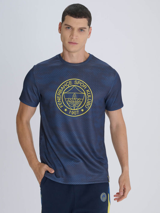 Fenerbahçe Lacivert Tribün Kamuflaj Erkek Tshirt