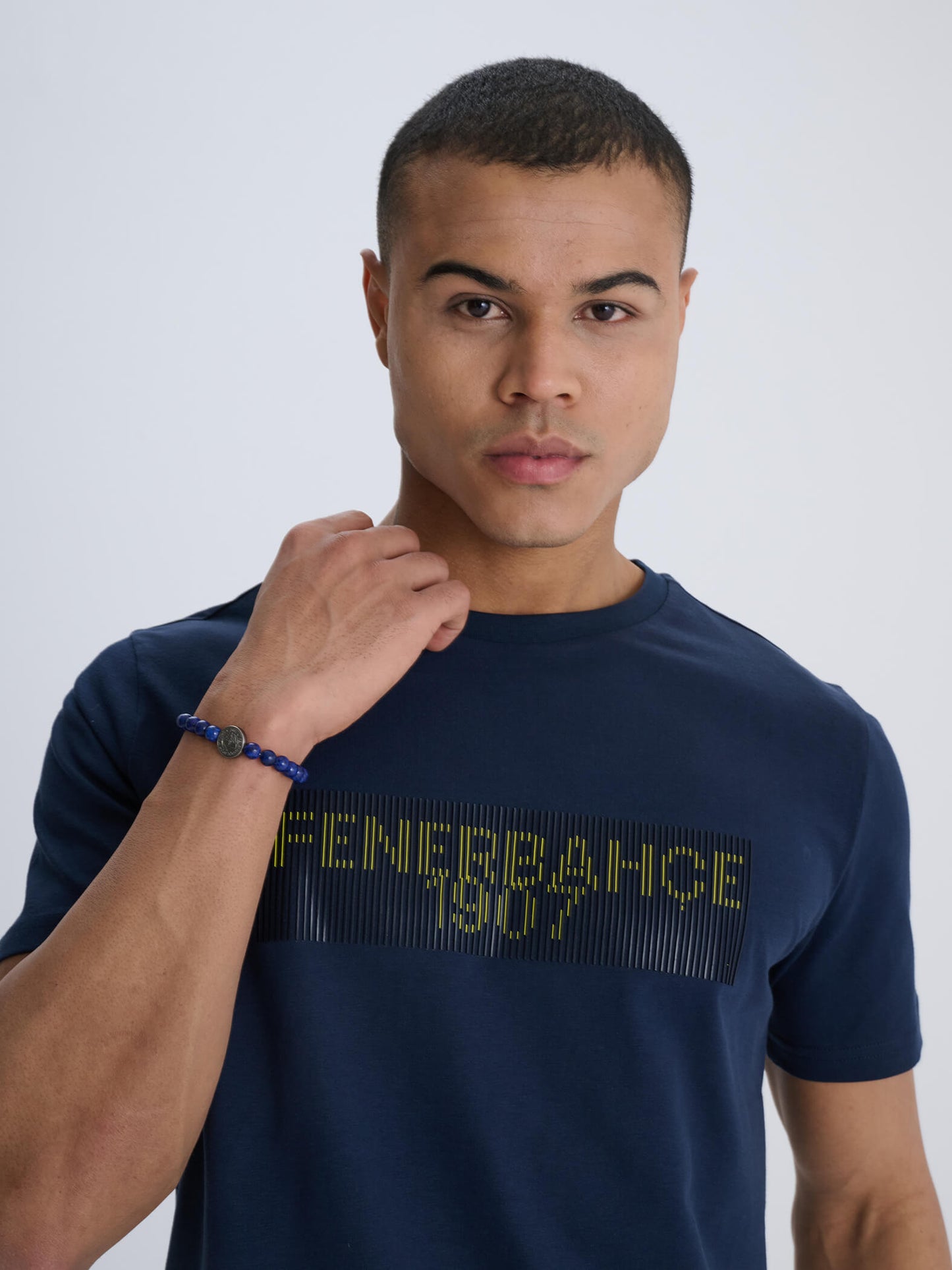 Fenerbahçe Lacivert Tribün Optik Illüzyon Erkek Tshirt