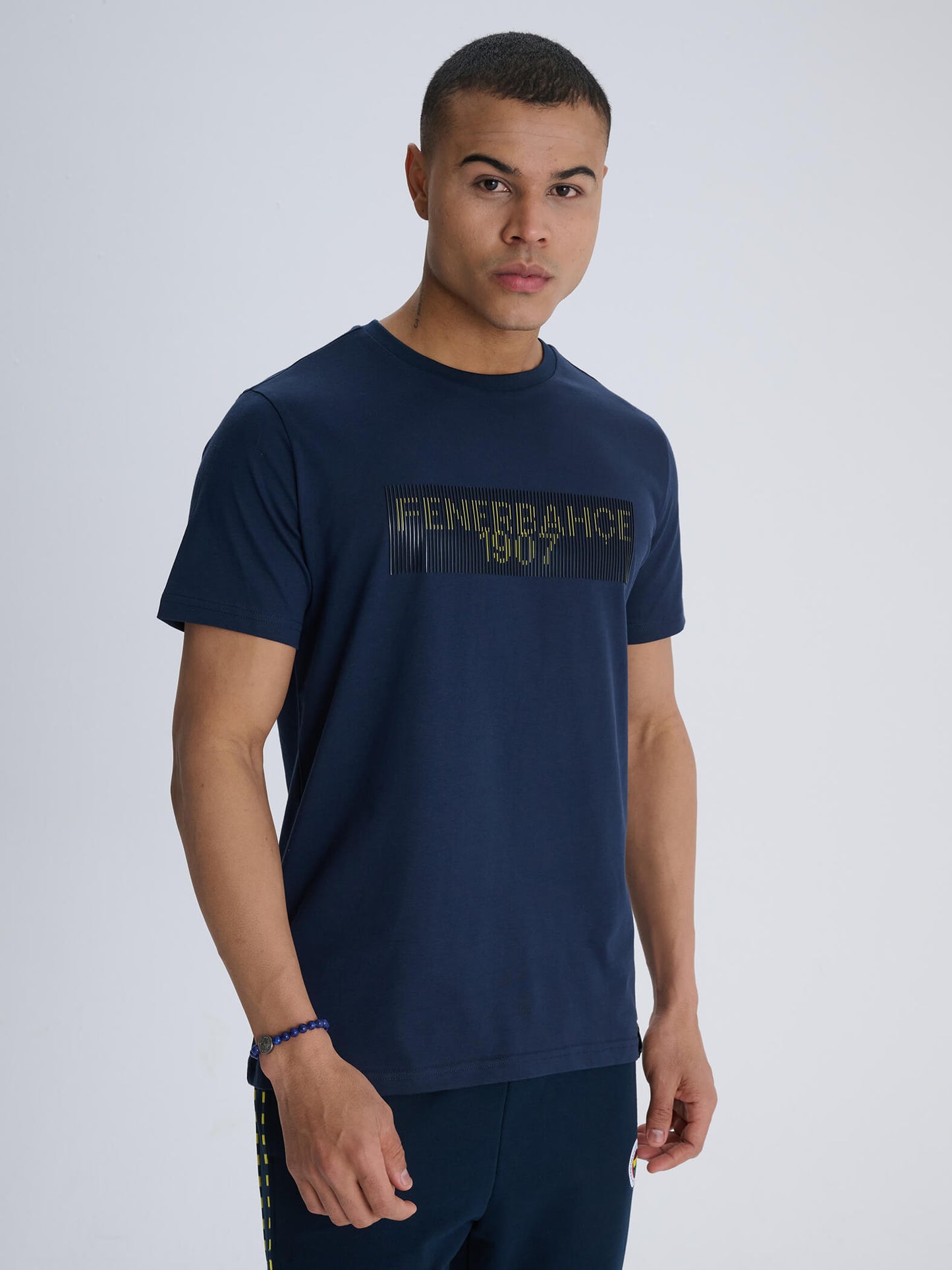 Fenerbahçe Lacivert Tribün Optik Illüzyon Erkek Tshirt