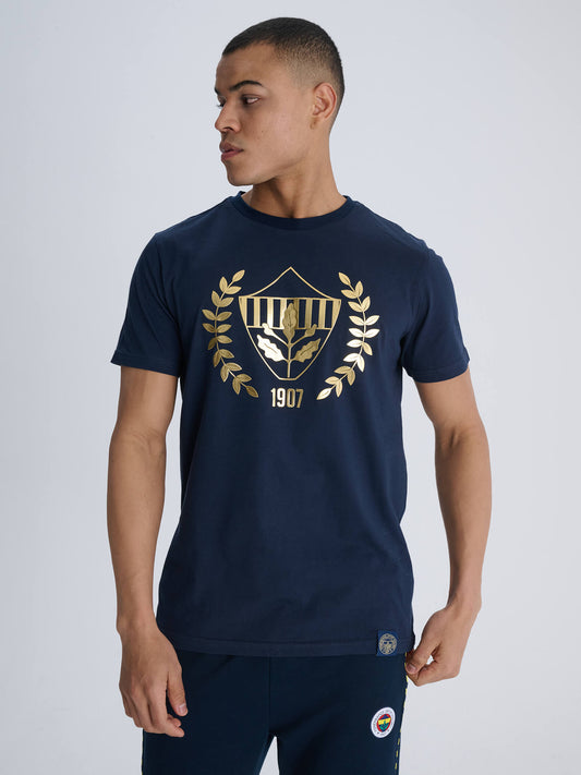 Fenerbahçe Lacivert Kolej Kalkan 1907 Erkek Tshirt