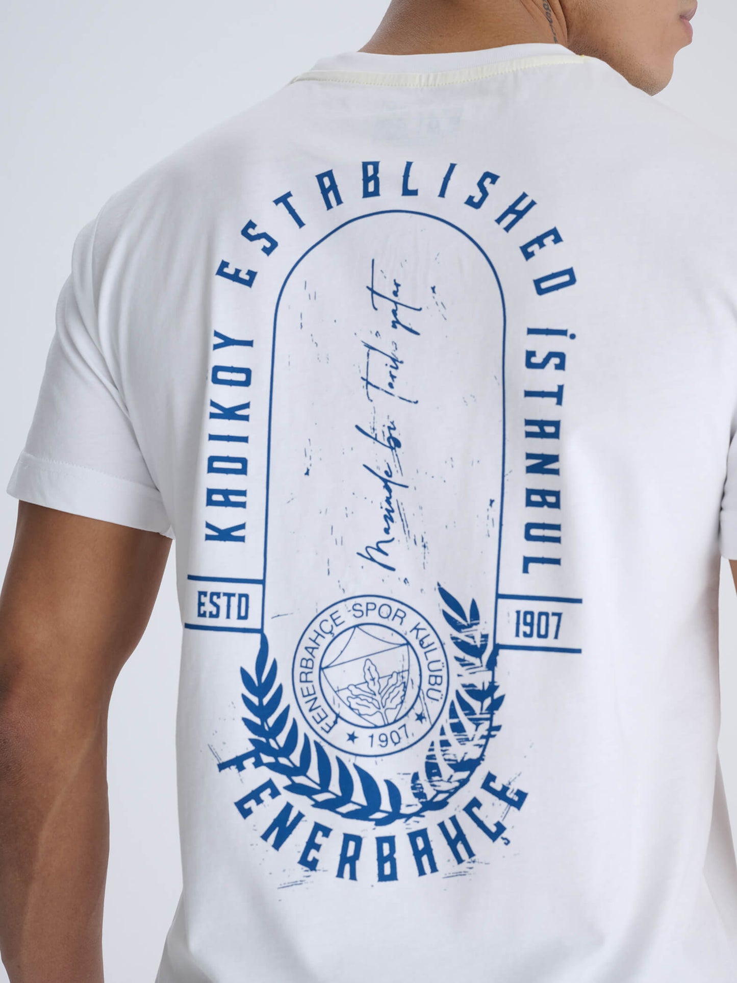 Fenerbahçe Beyaz Kolej Established Erkek Tshirt