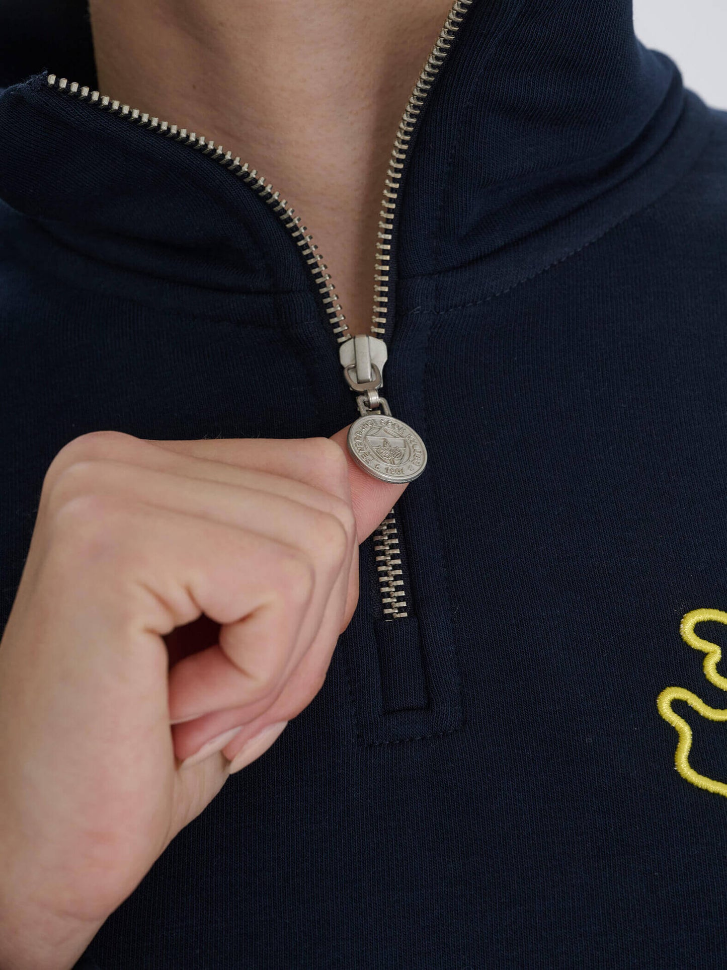 Fenerbahçe Lacivert Tribün Palamut Logolu Kadın Sweatshirt