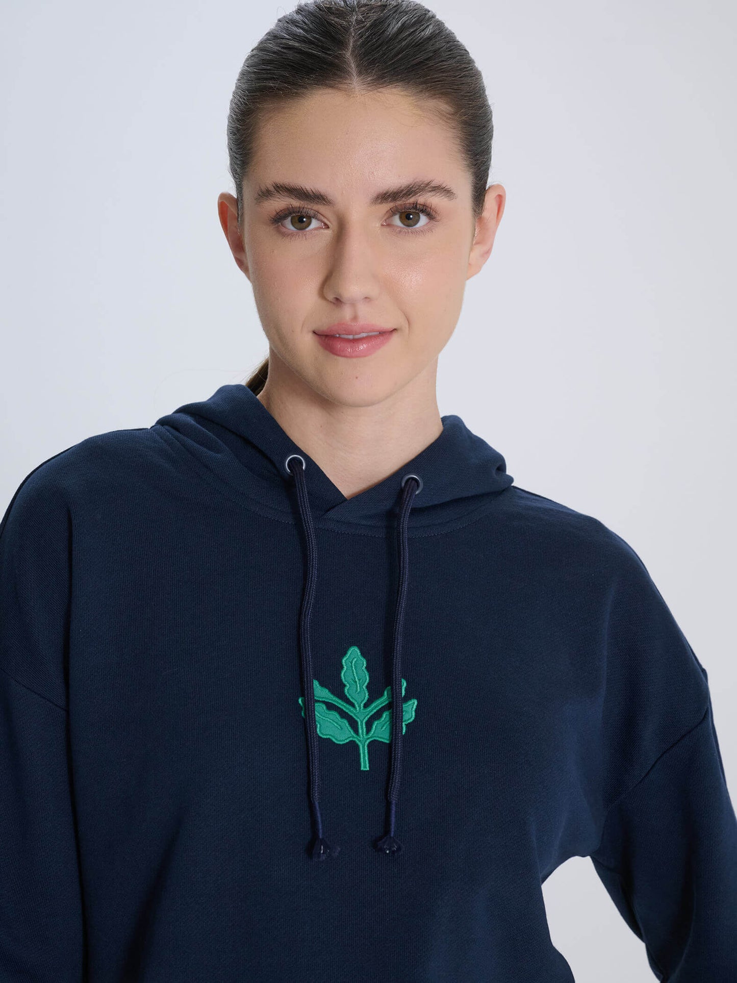 Fenerbahçe Lacivert Trend Yeşil Palamut Kadın Sweatshirt
