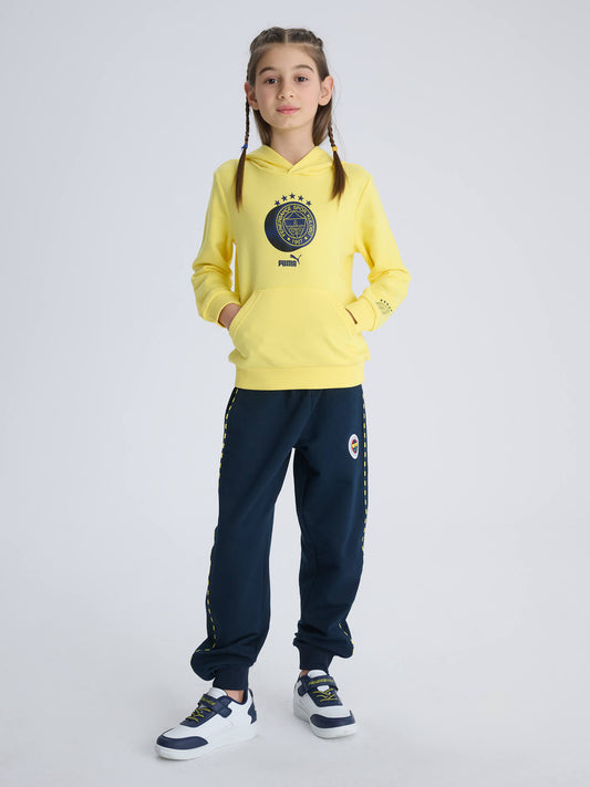 Fenerbahçe Puma Sarı Logo Jr Sweatshirt