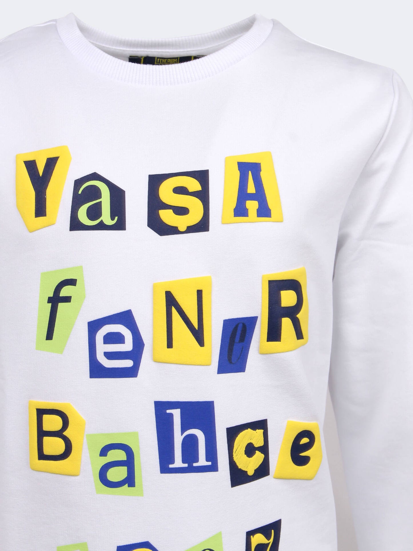 Çocuk Beyaz Tribün Yaşa Fenerbahçe Sweatshirt