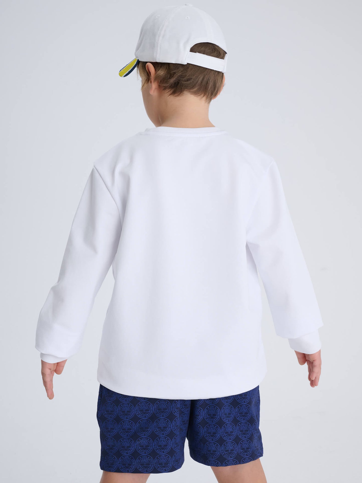 Fenerbahçe Beyaz Kaykaylı Tribün Çocuk Sweatshirt