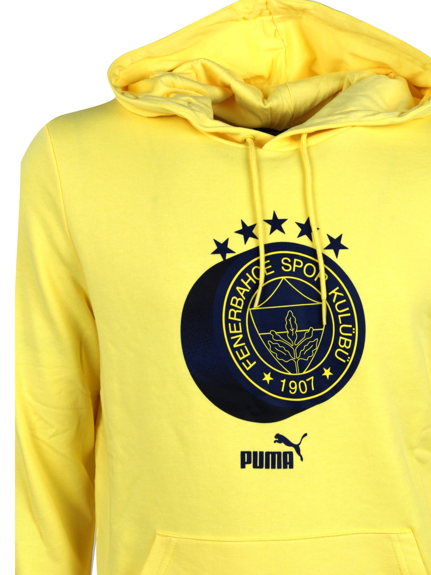 Fenerbahçe Puma Sarı Logo Sweatshirt