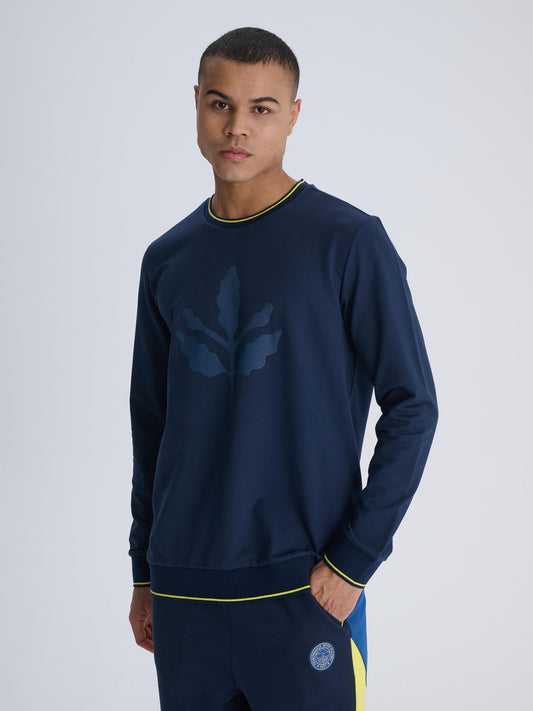 Fenerbahçe Lacivert Tribün Palamut Logolu Erkek Sweatshirt