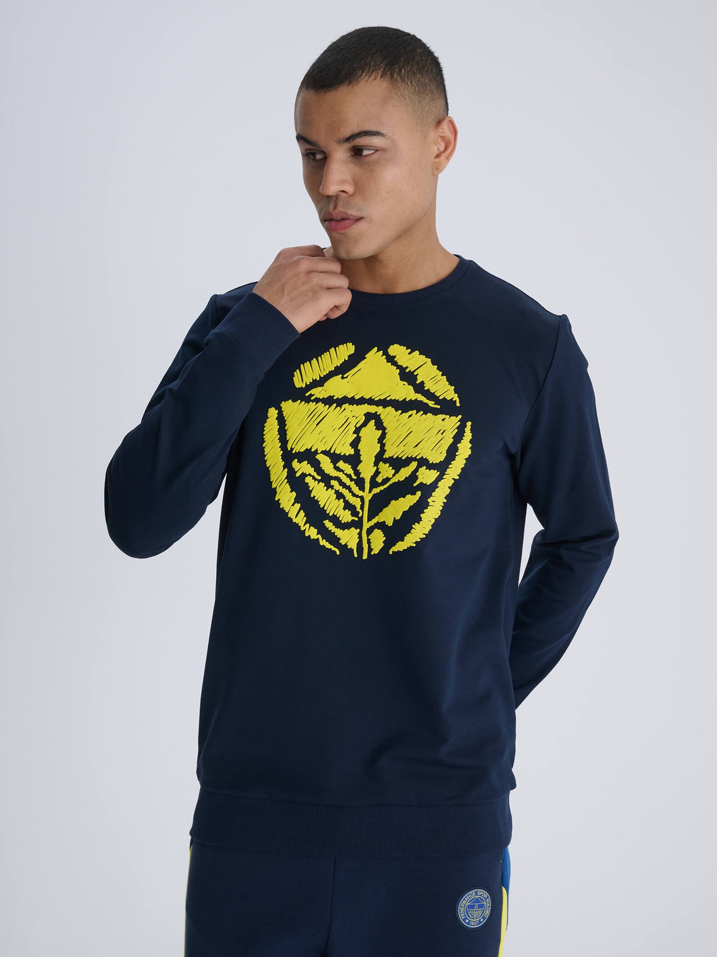 Fenerbahçe Lacivert Tribün Erkek Sweatshirt
