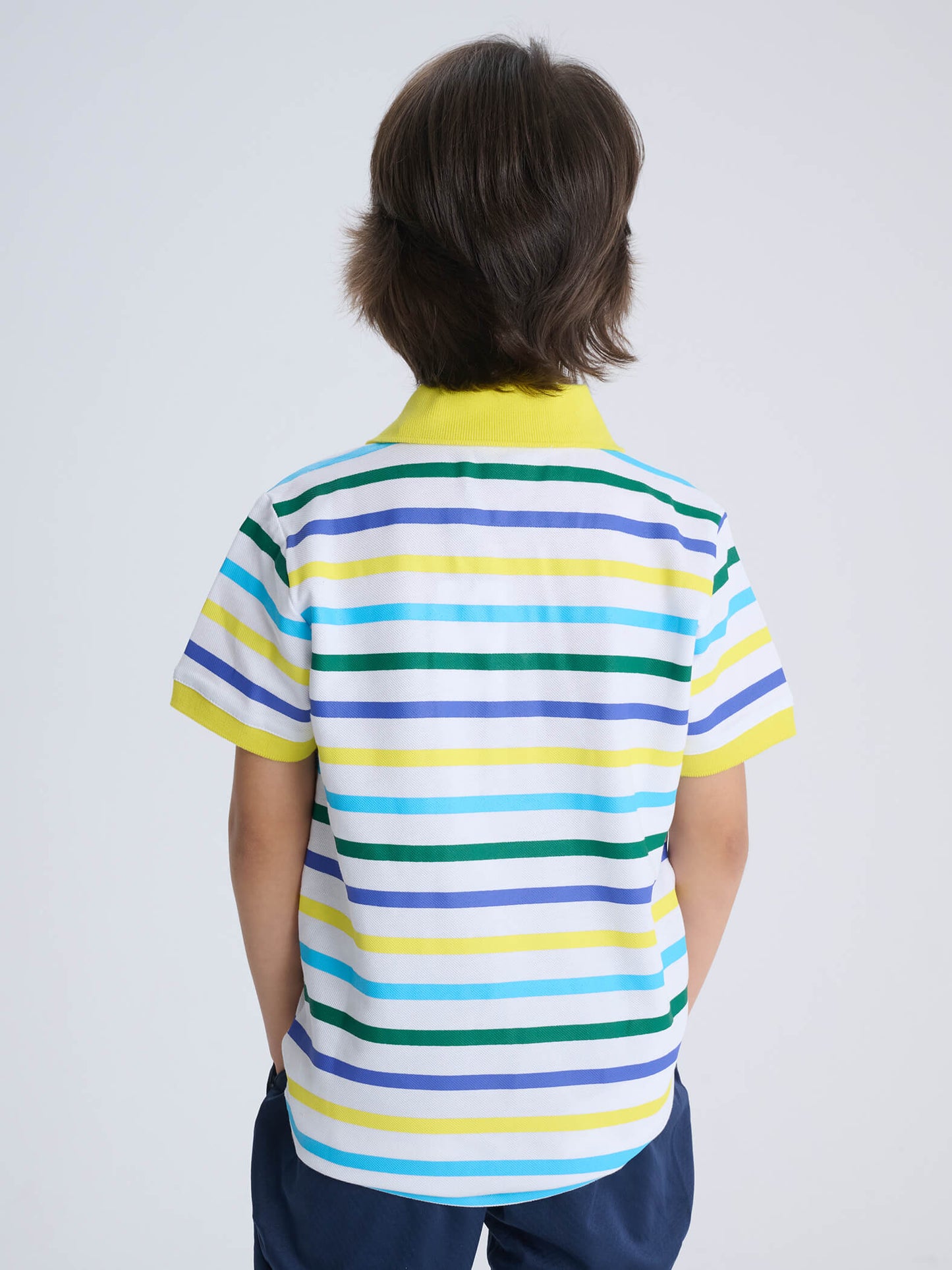 Fenerbahçe Beyaz Logolu Tribün Çocuk Polo Tshirt