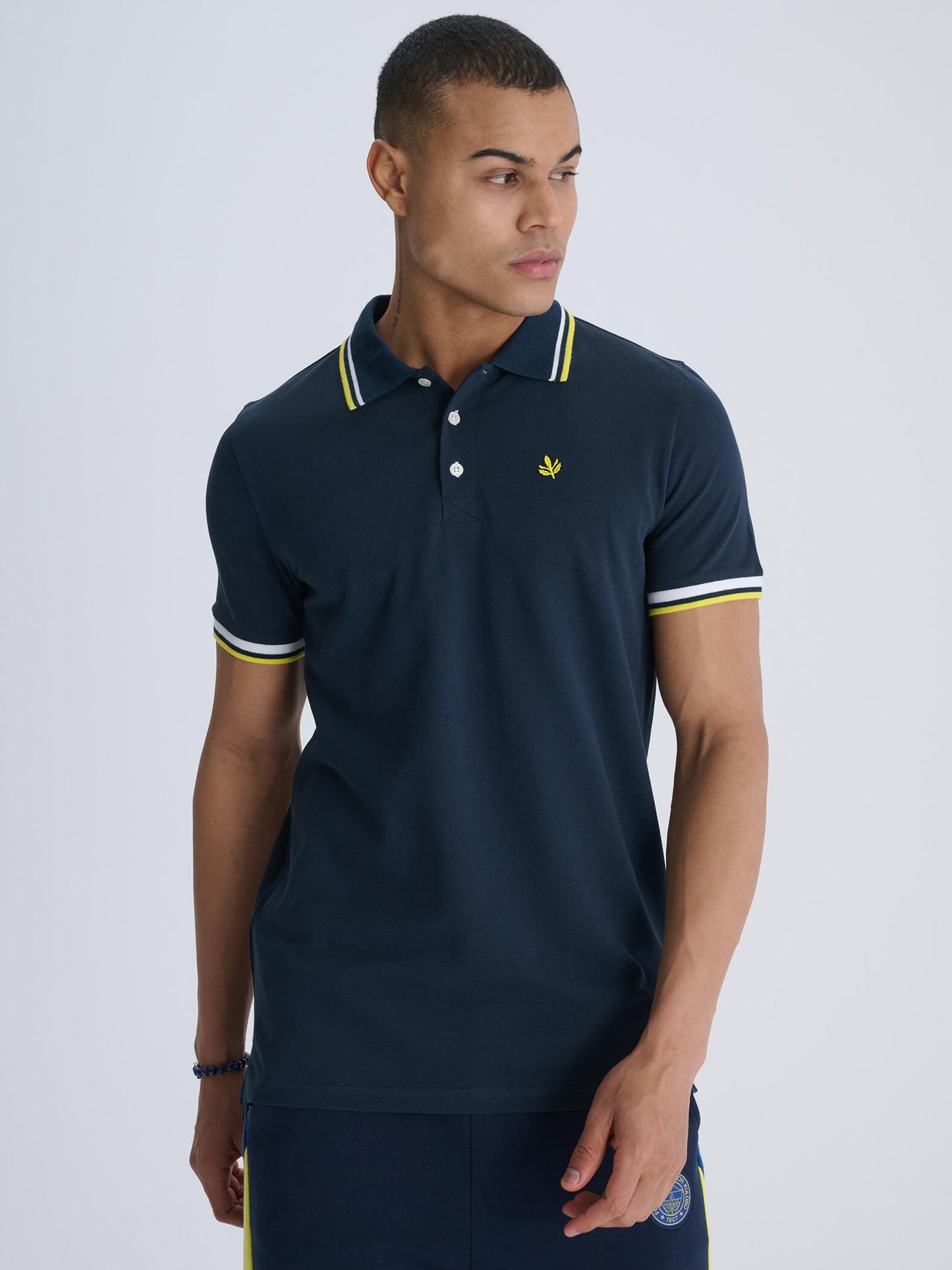 Fenerbahçe Lacivert Club Yaka Detaylı Erkek Polo Tshirt