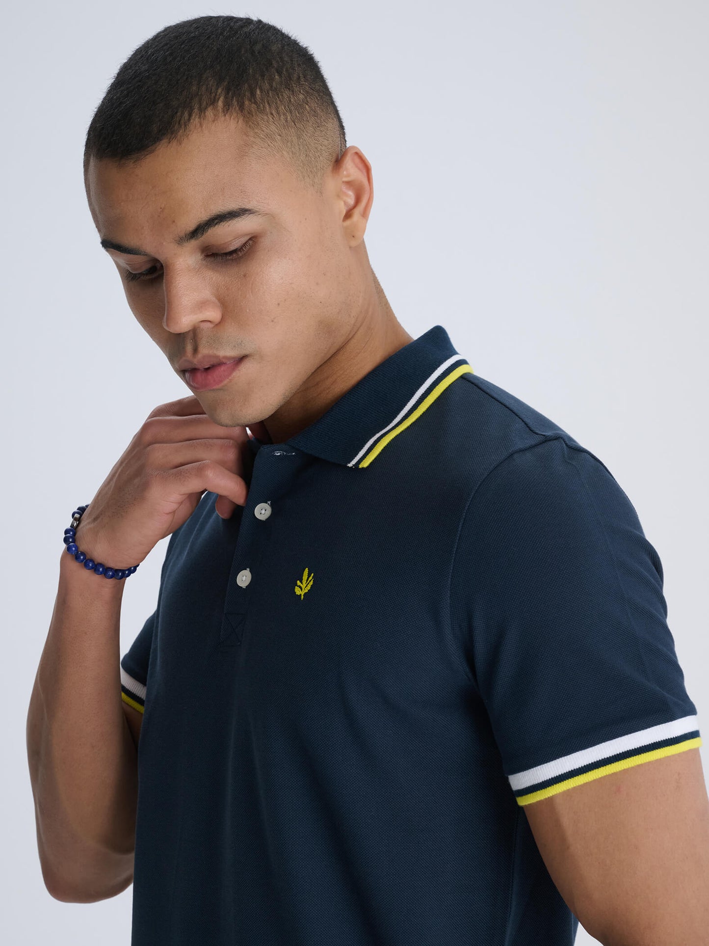 Fenerbahçe Lacivert Club Yaka Detaylı Erkek Polo Tshirt