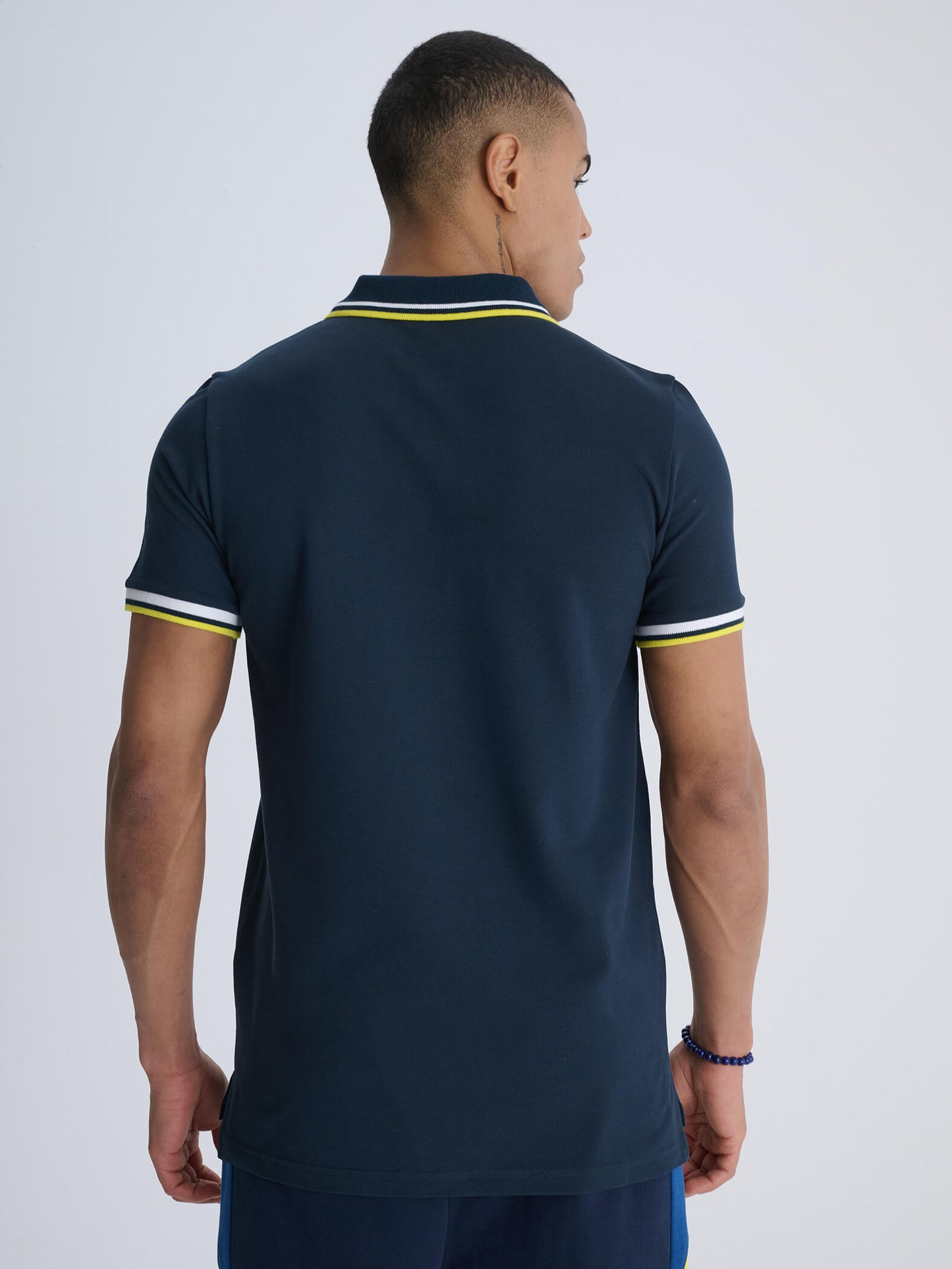 Fenerbahçe Lacivert Club Yaka Detaylı Erkek Polo Tshirt