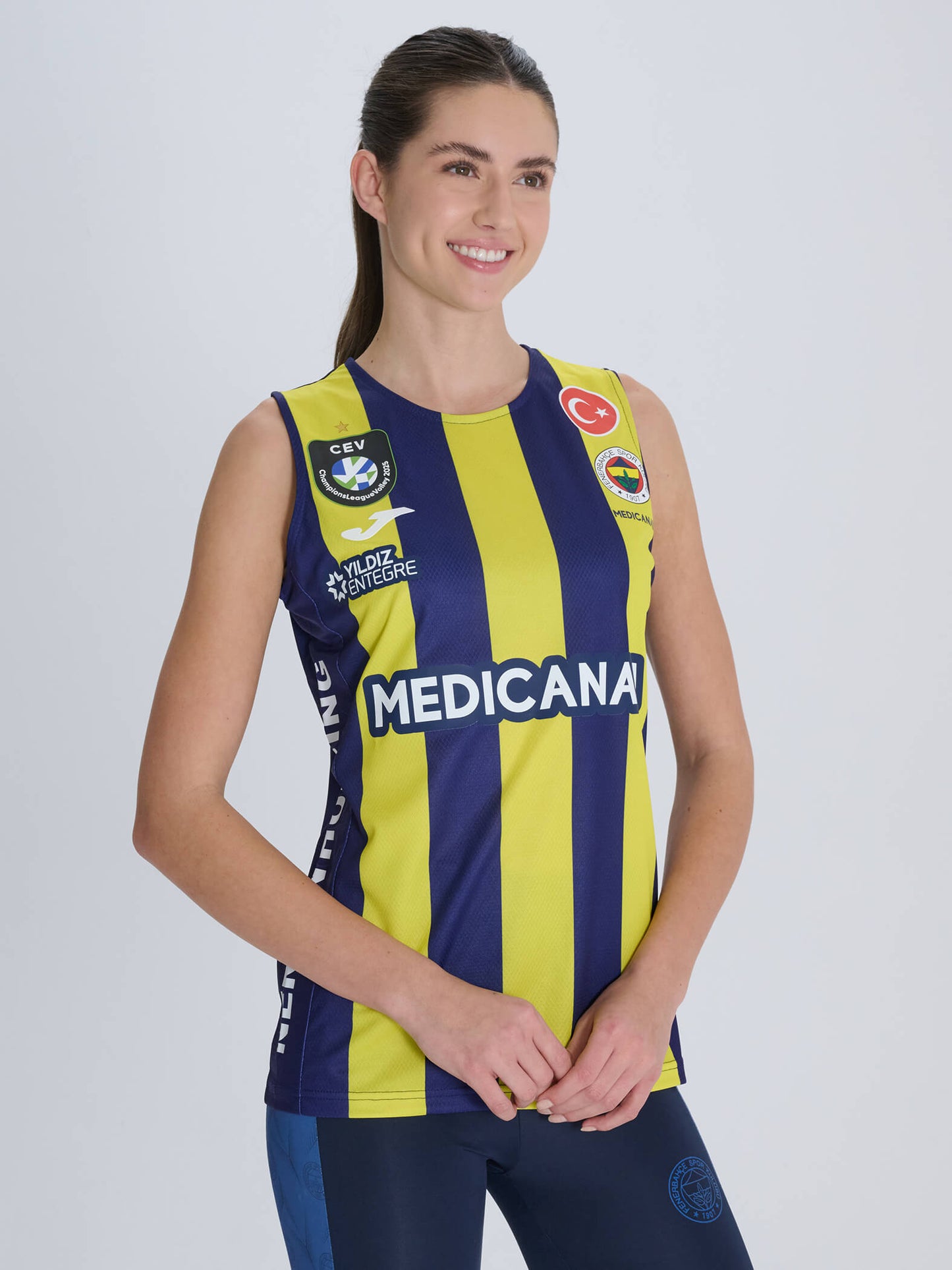 Fenerbahçe Medicana 24/25 Çubuklu Kadın Voleybol Forma