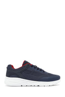 Geox Erkek Lacivert Kalın Tabanlı Bağcıklı Kumaş Sneaker