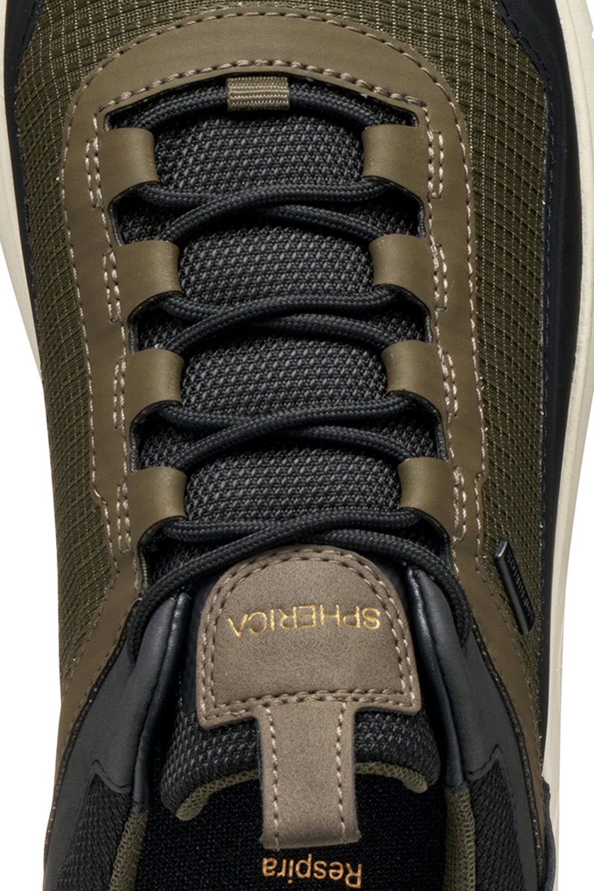 Geox Erkek Haki U Spherıca 4x4 B Abx A - Text+ Bağcıklı Kalın Tabanlı Kumaş Sneaker