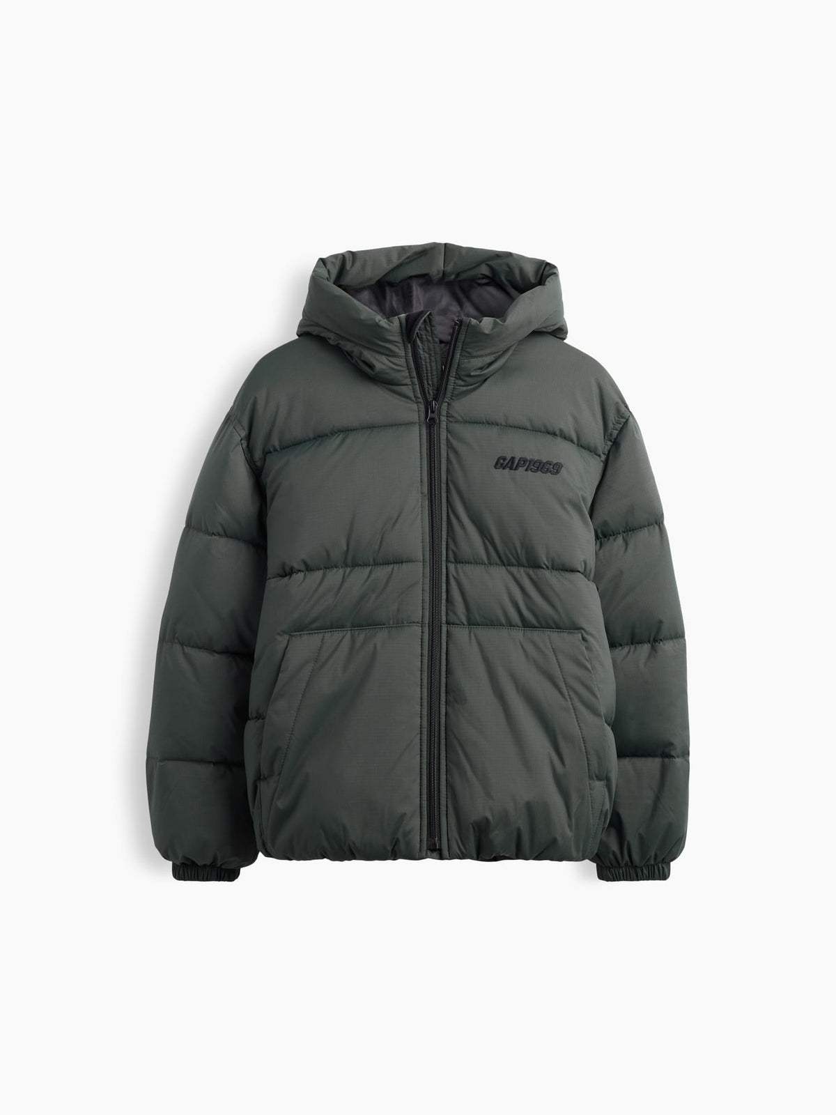 Pembe Midweight Hooded Puffer Şişme Mont