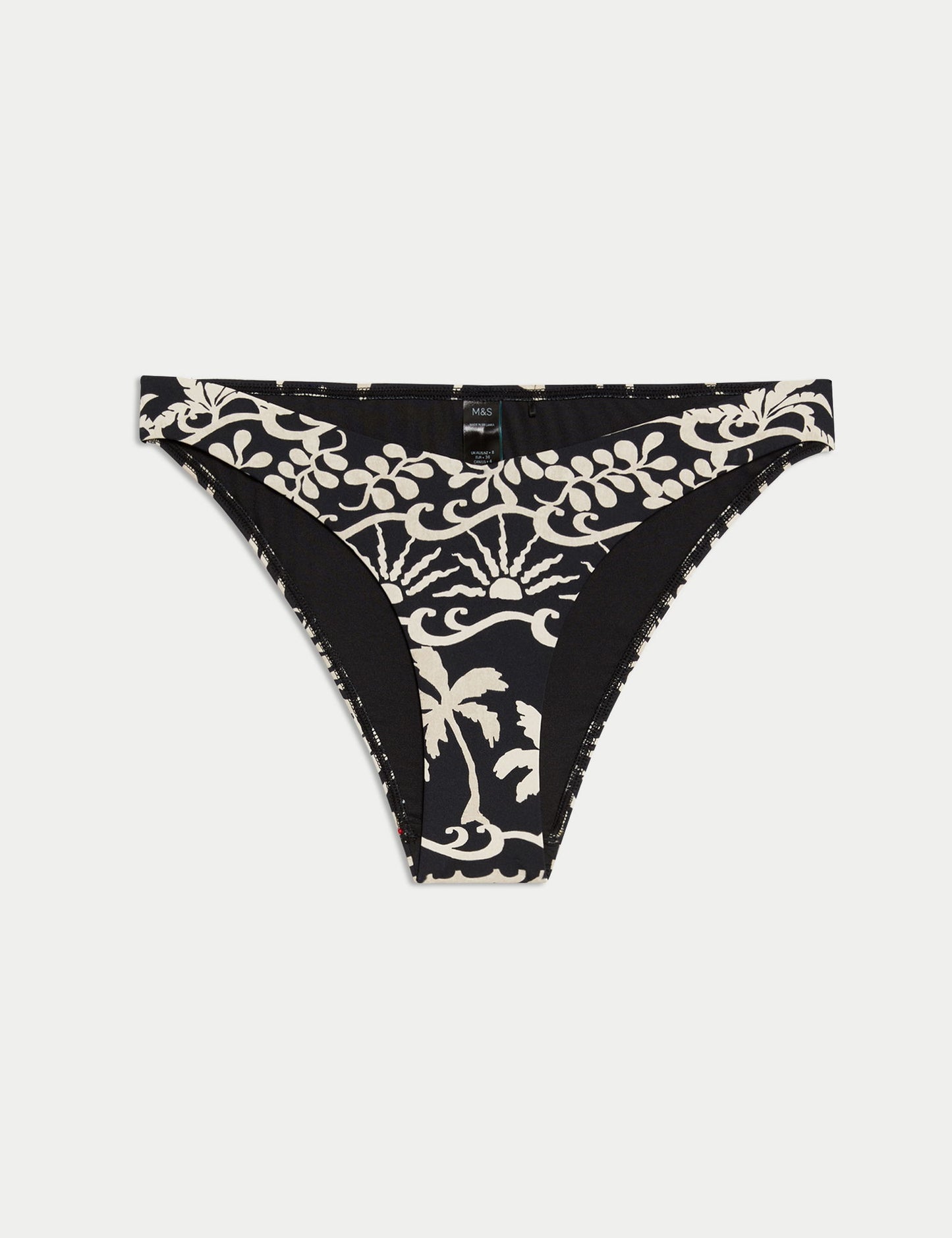 Desenli Yüksek Kesim Bikini Altı