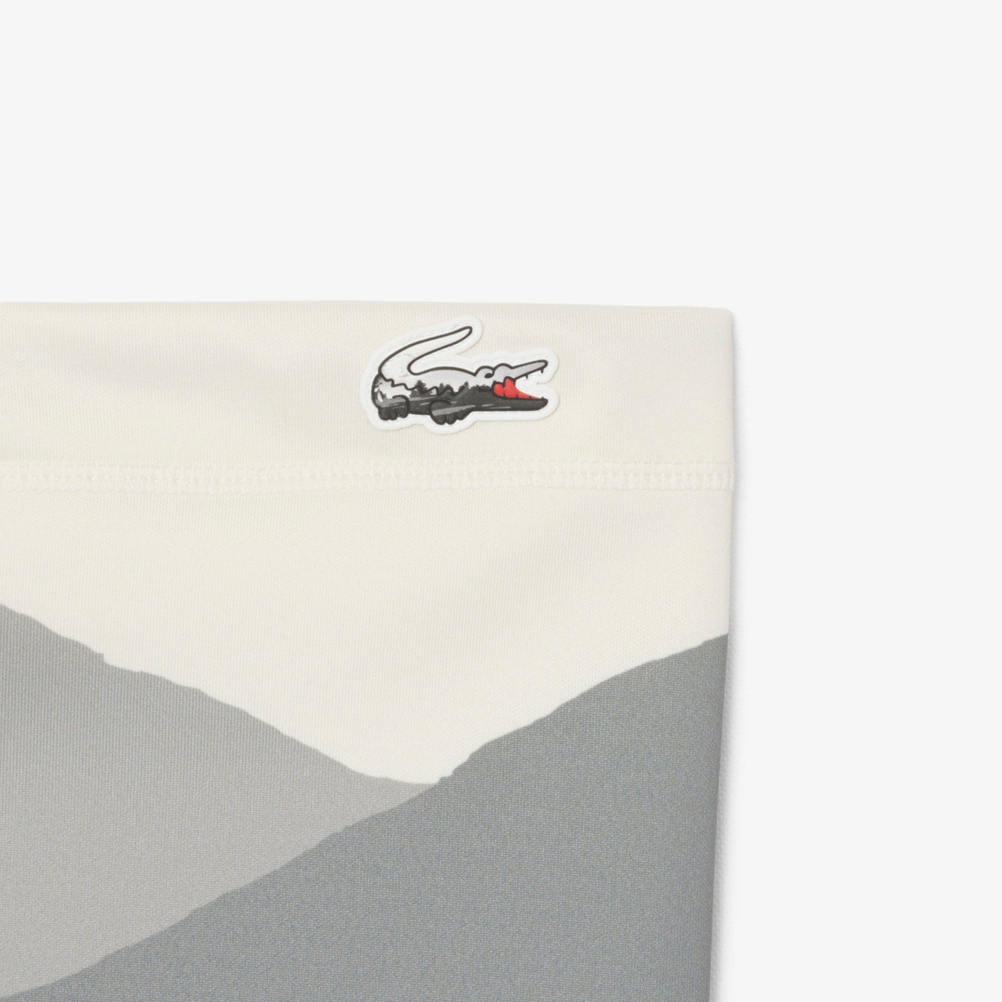 Lacoste Erkek Desenli Krem Boyunluk