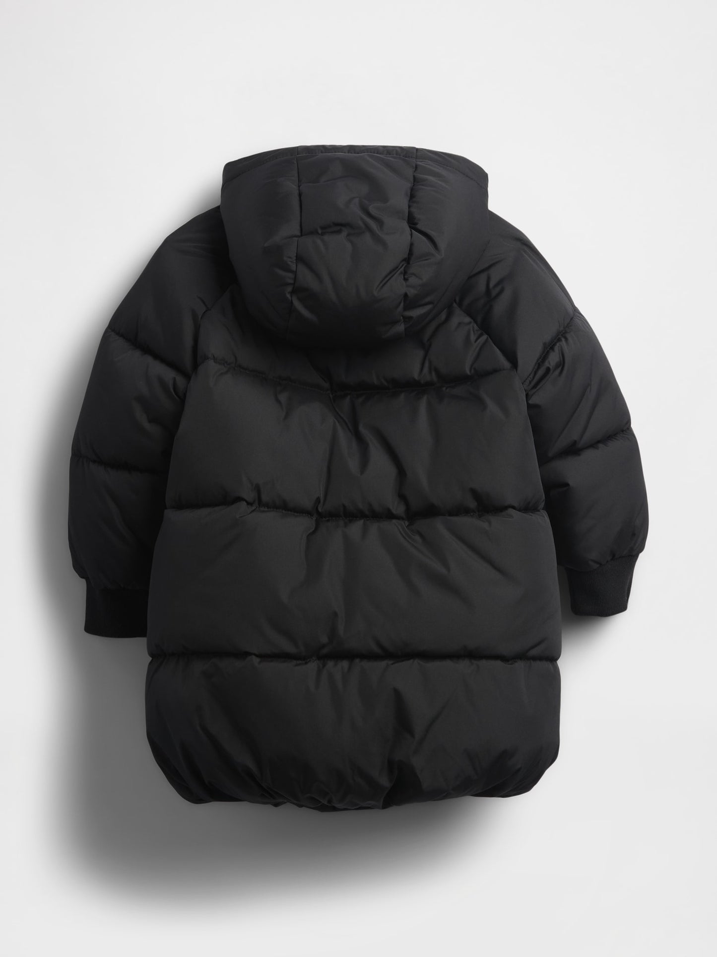 Siyah Heavyweight Puffer Şişme Mont