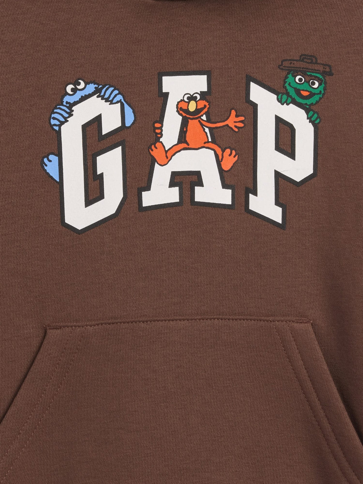 Kahverengi Sesame Street Logo Sweatshirt