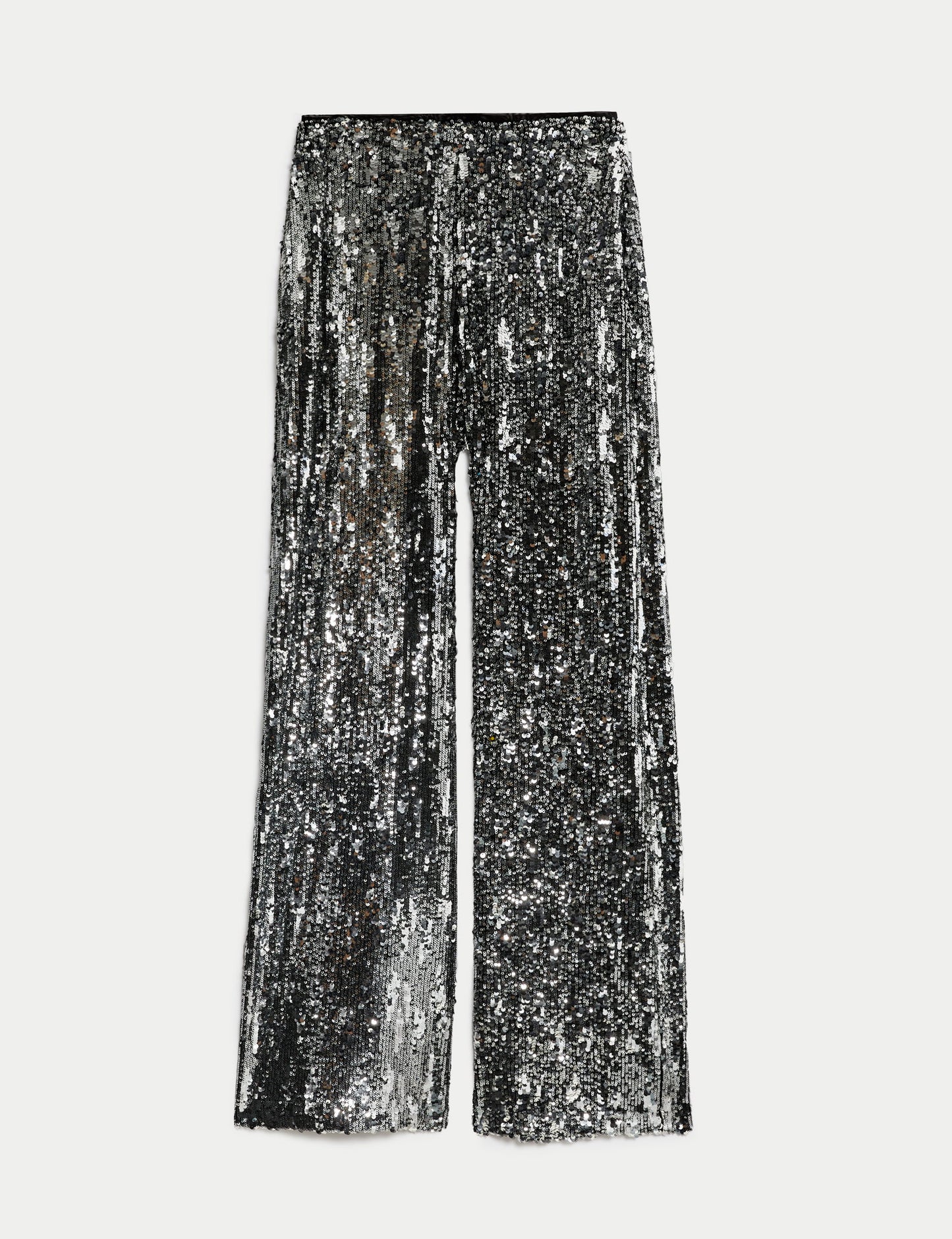 Payetli Wide Leg Pantolon