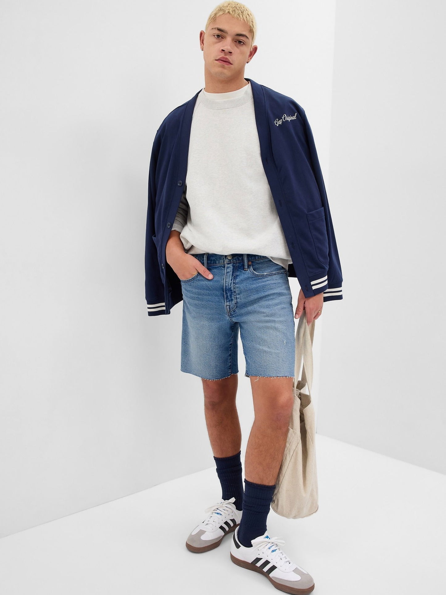 Açık Mavi 8 Gapflex Denim Washwell™ Şort