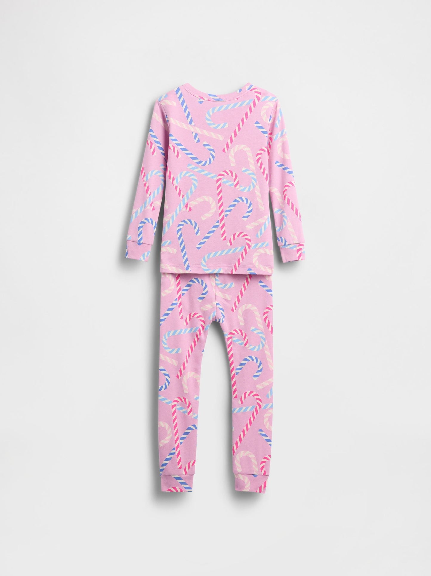 Pembe Organik Brushed Pamuklu Holiday Pijama Takımı