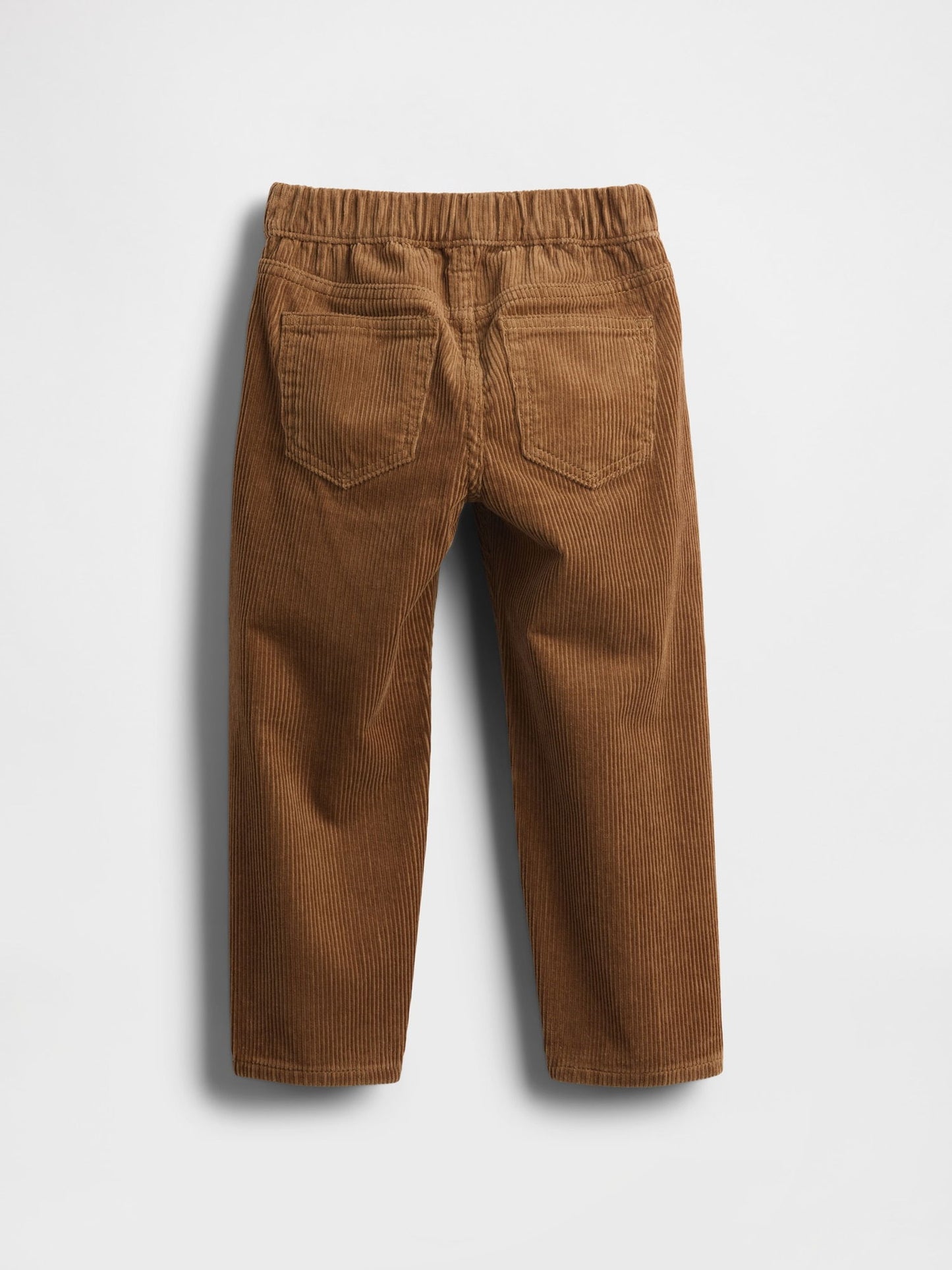 Açık Kahverengi Corduroy Pull-on Baggy Pantolon