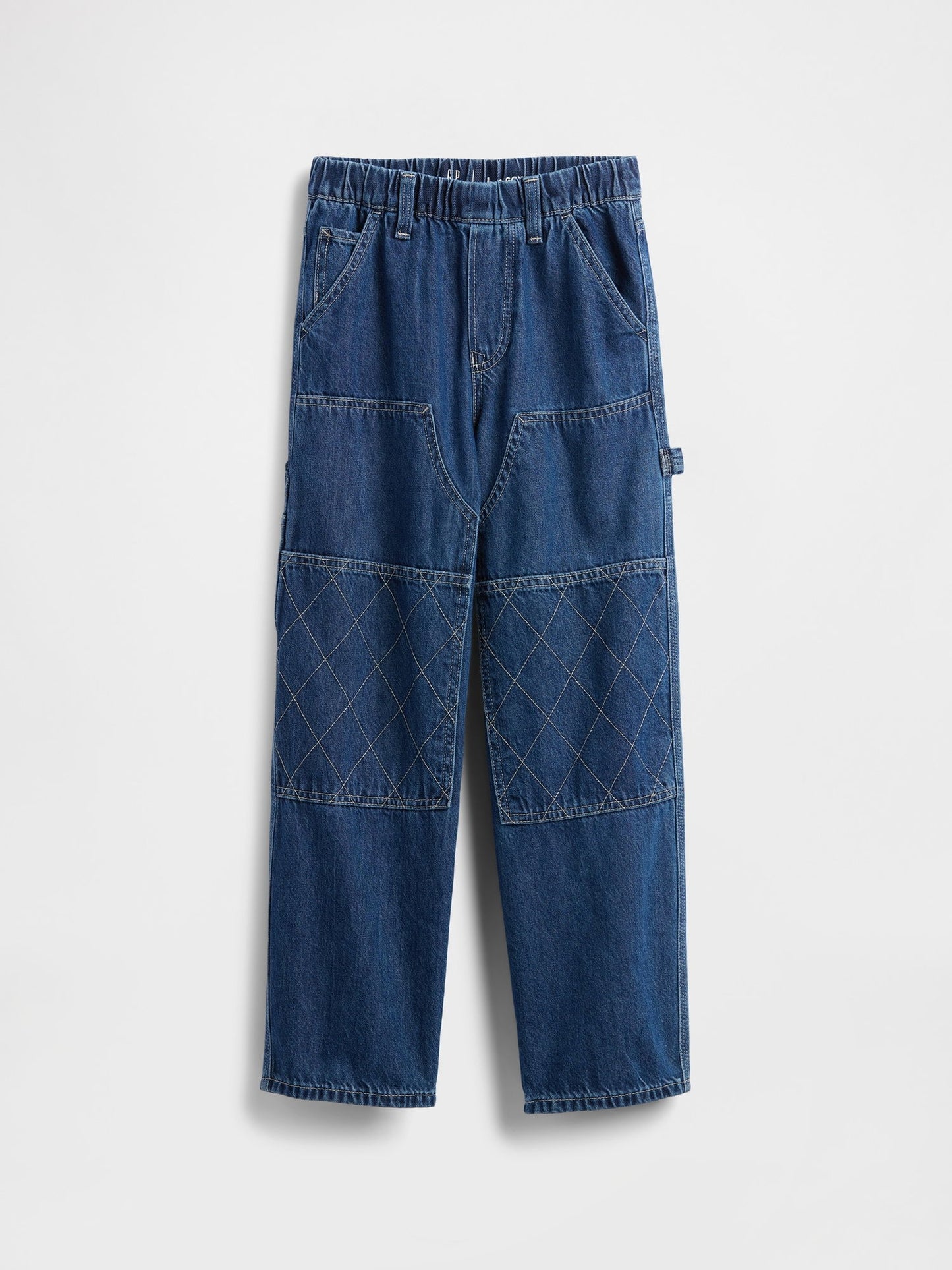 Koyu Mavi Baggy Carpenter Jean Pantolon