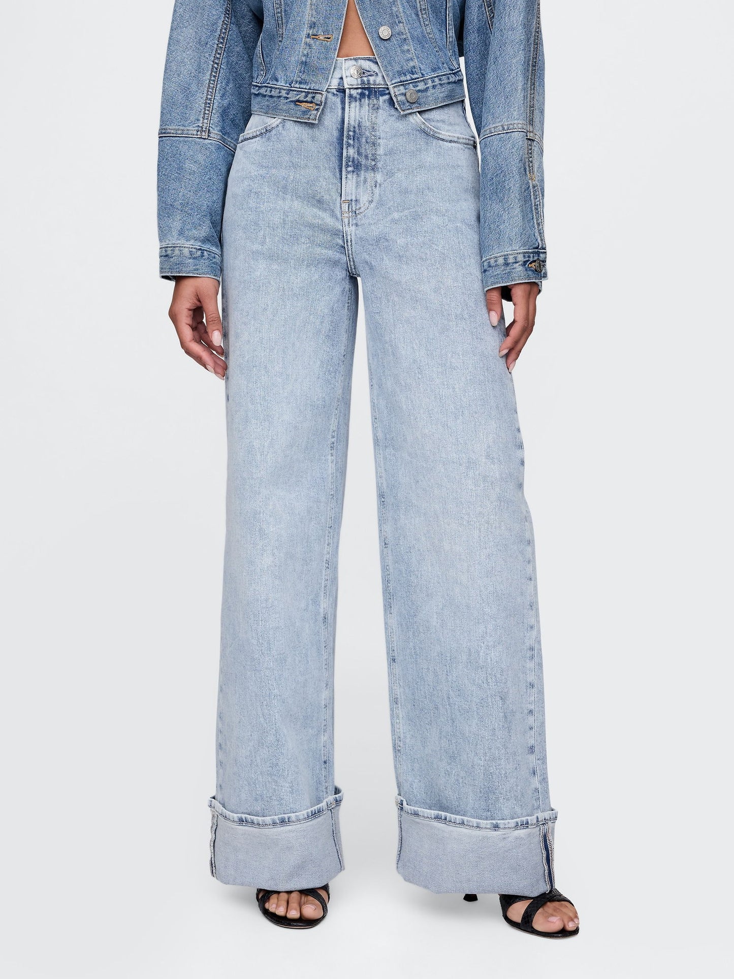Mavi High Rise Wide Leg Jean Pantolon
