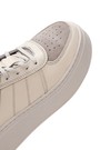 Bej Kadın Deri Dolgu Topuk Sneakerbej Kadın Deri Dolgu Topuk Sneaker - 23sfd380014