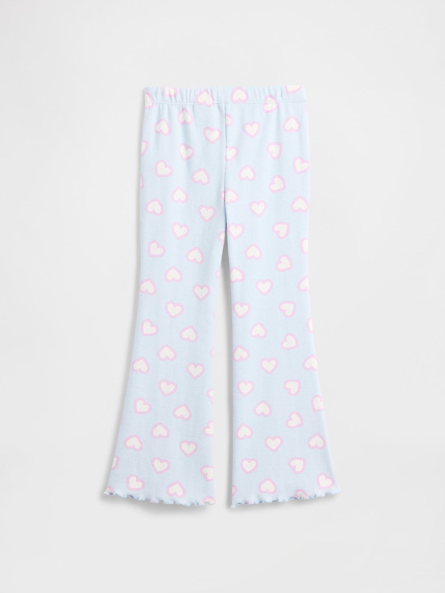 Açık Mavi Babygap Pull-on Ribbed Flare Taytları