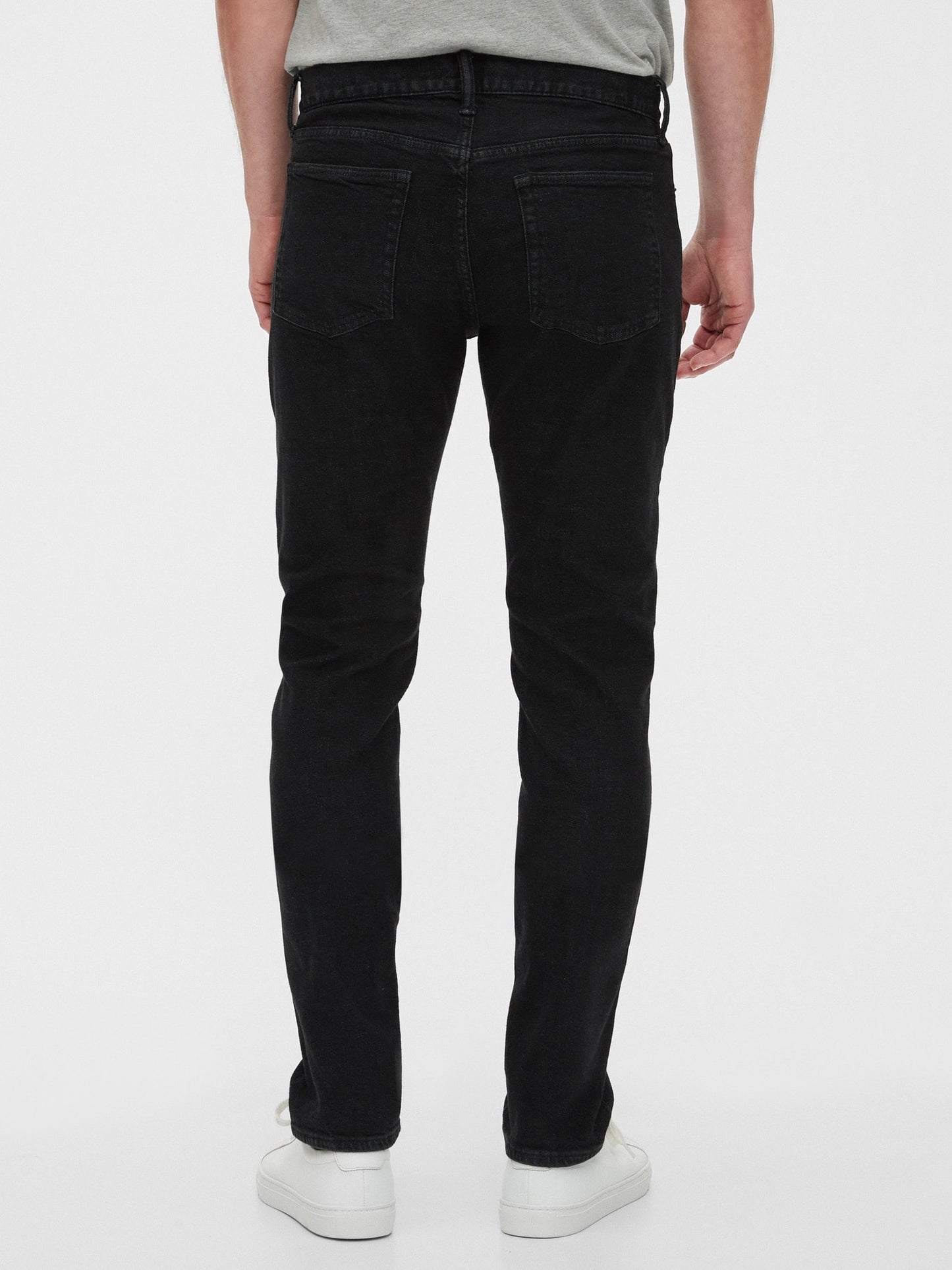 Siyah Gapflex Taper Washwell™ Slim Jean Pantolon