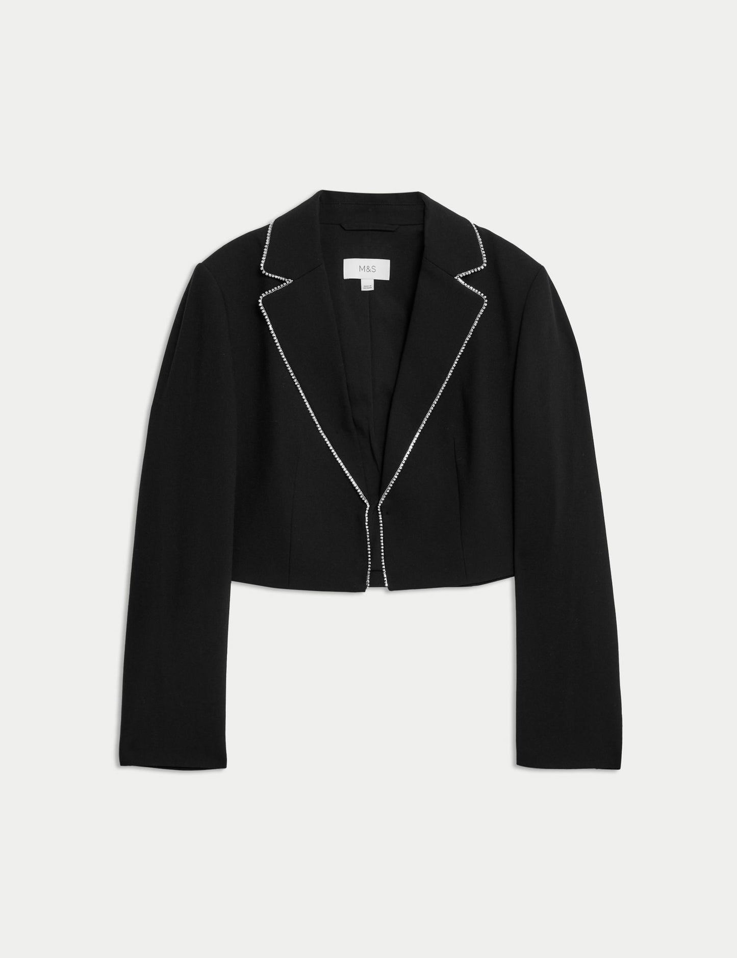 Özel Tasarım Işlemeli Kısa Blazer Ceket
