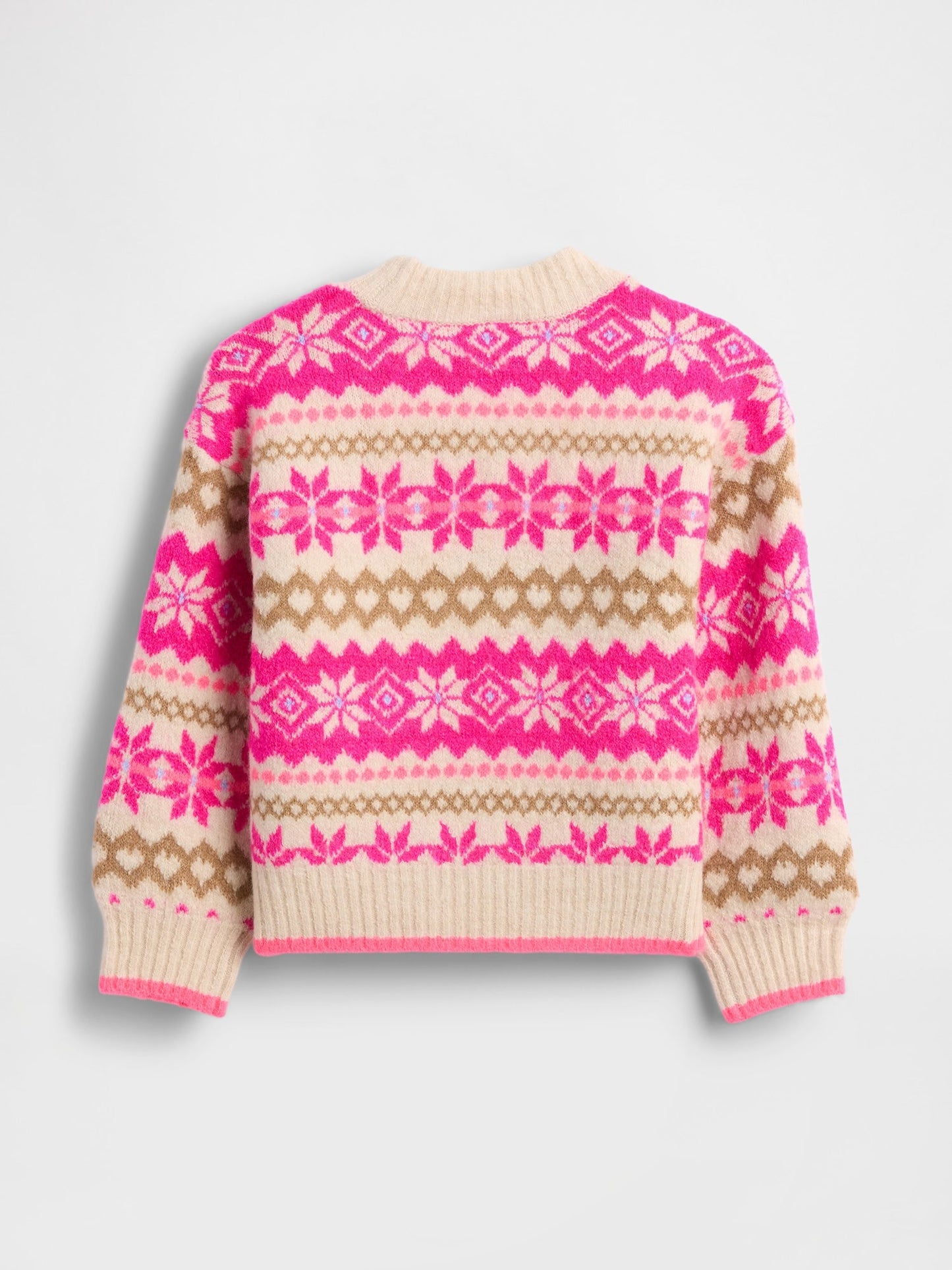 Çok Renkli Baby & Toddler Fair Isle Kazak