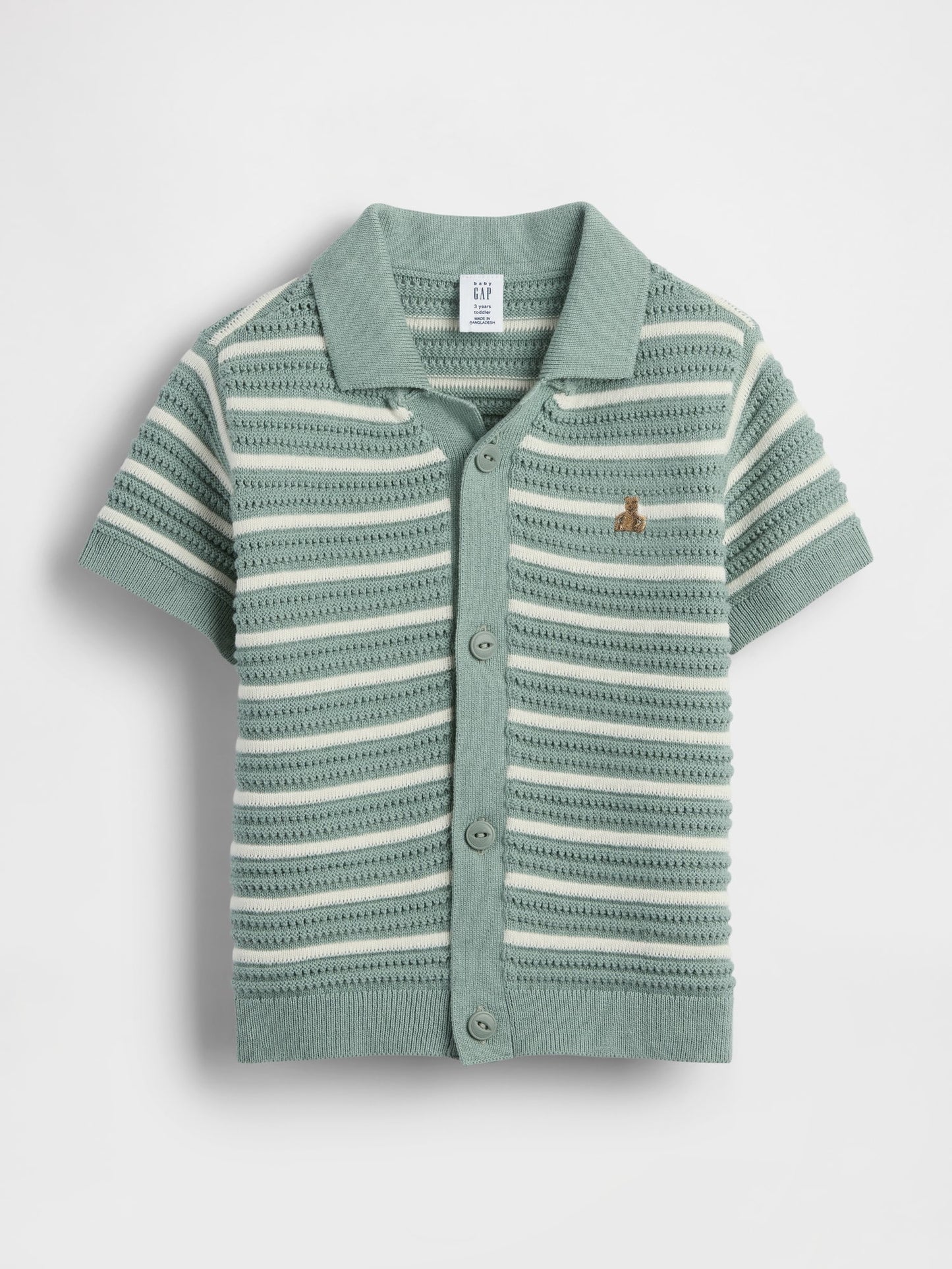 Yeşil Polo Yaka Triko T-shirt